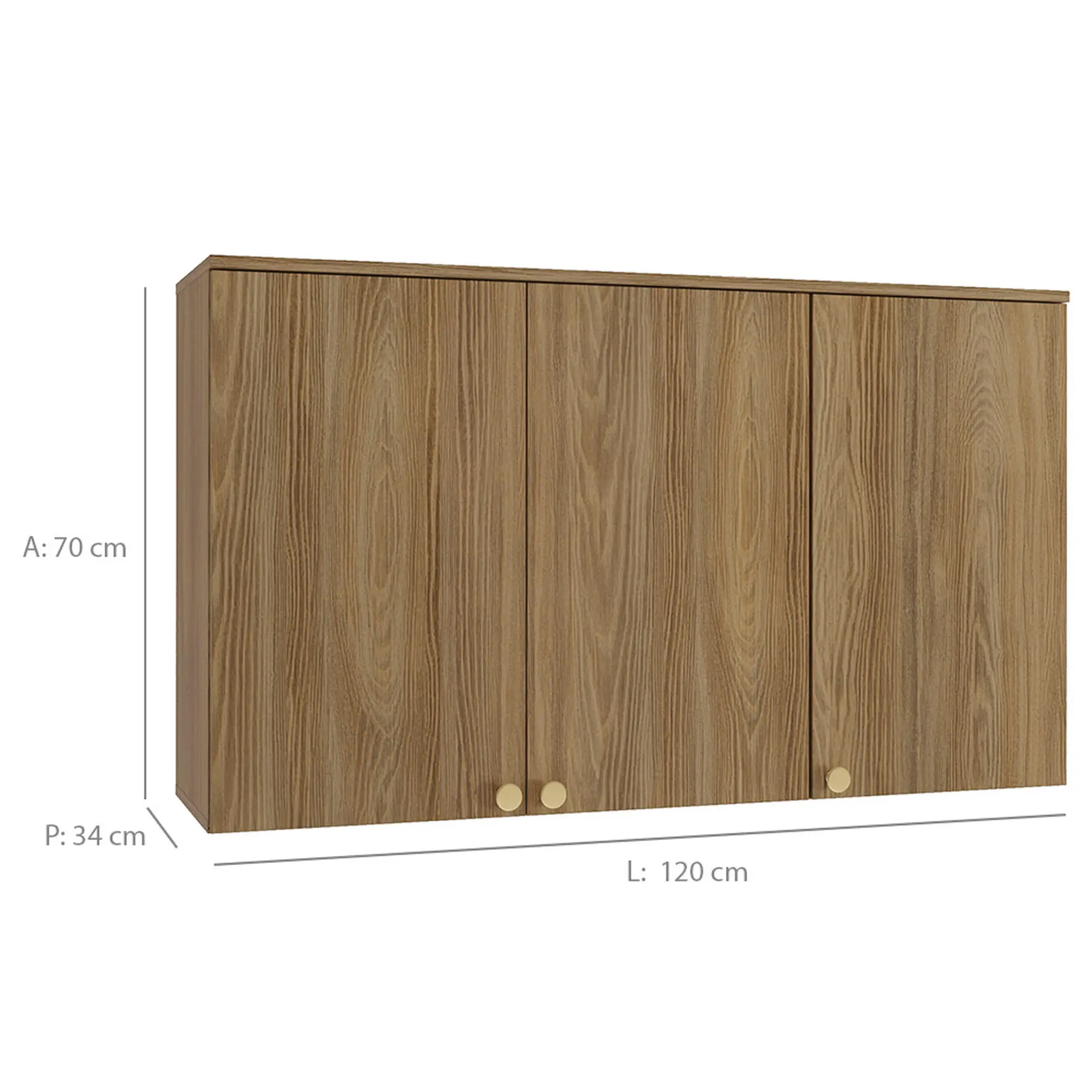 Cozinha Completa Modulada 4 Peças 10 Portas 3 Gavetas MDP Botanic Kappesberg - Nog. Fosco/Verde Oliva