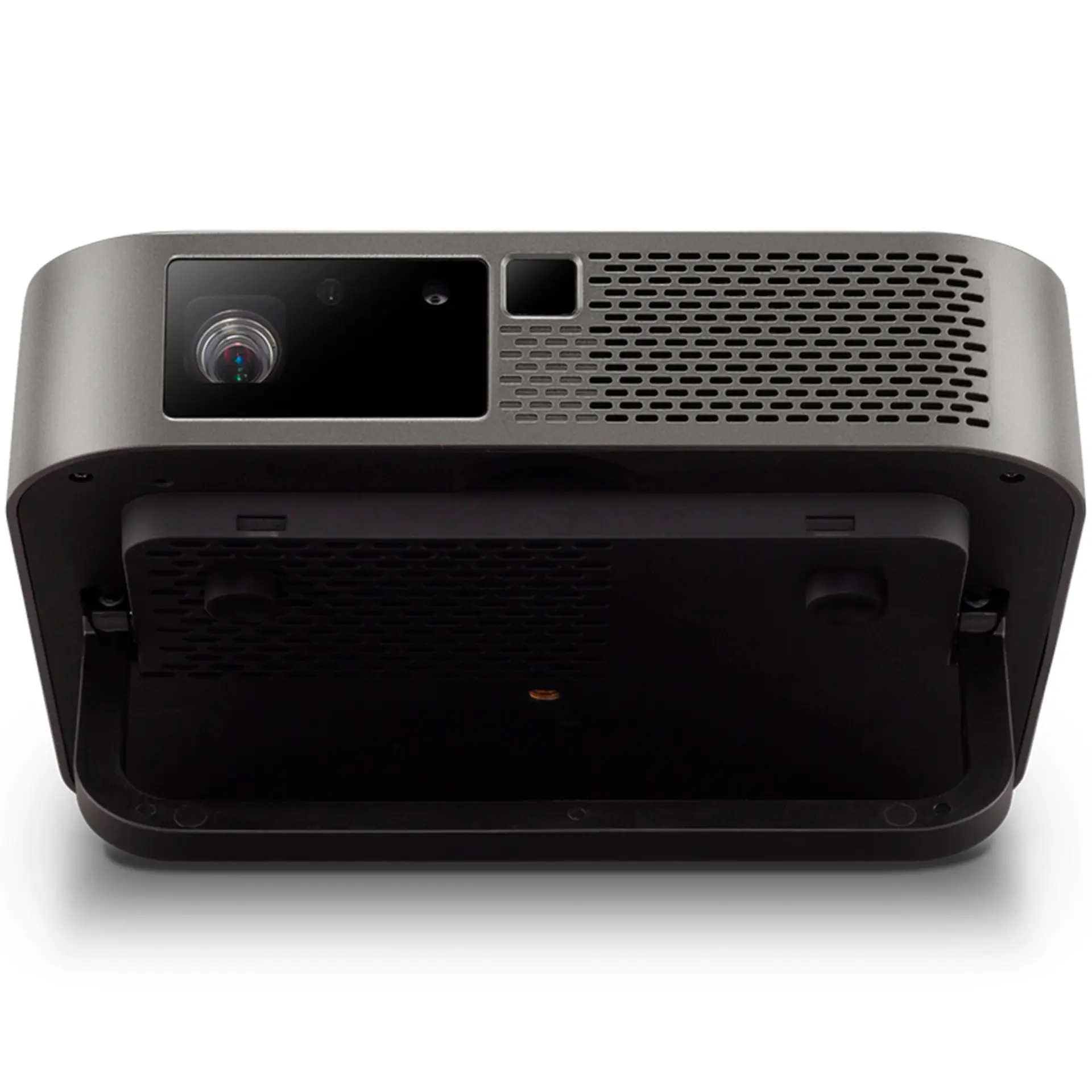 Projetor Viewsonic M2e 1000 Lúmens Full HD VGA HDMI Alto-Falante Embutido - Branco/Cinza - Bivolt