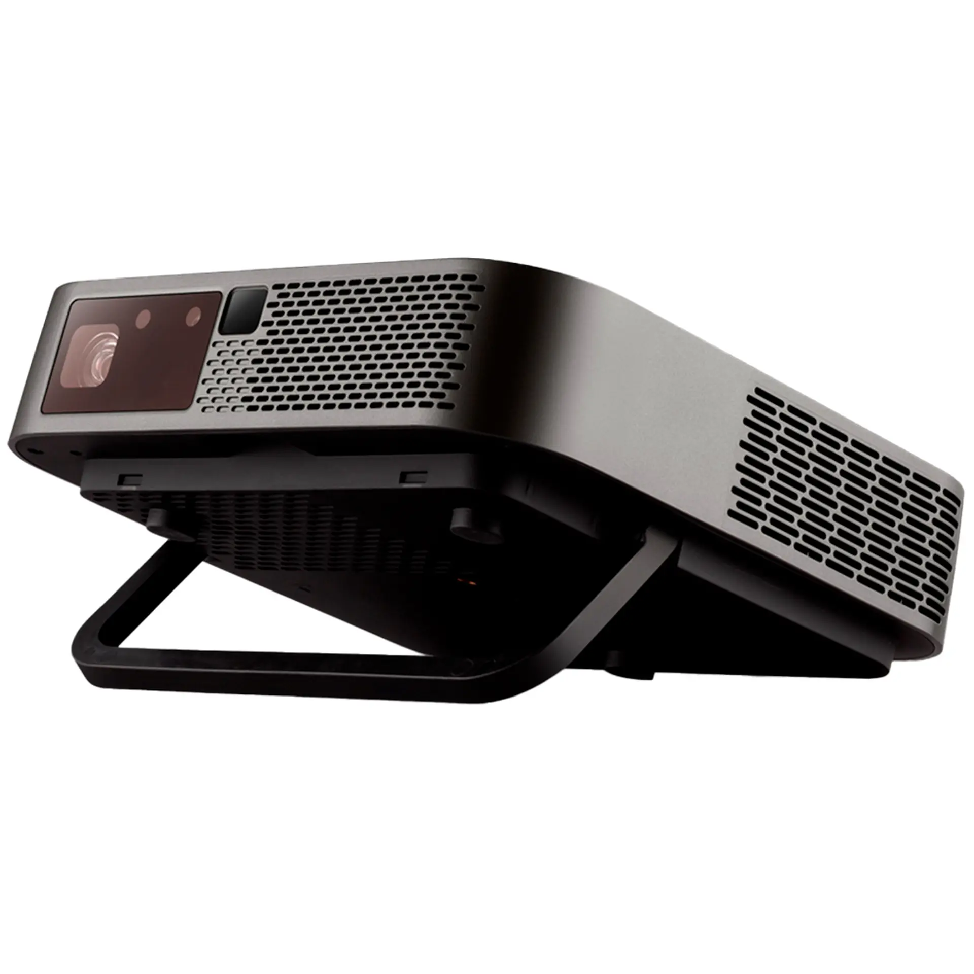 Projetor Viewsonic M2e 1000 Lúmens Full HD VGA HDMI Alto-Falante Embutido - Branco/Cinza - Bivolt