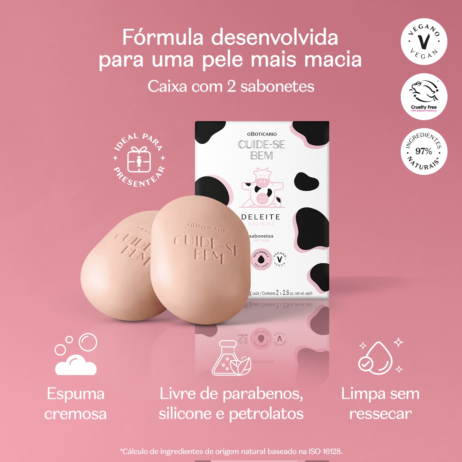 Sabonete Em Barra Cuide-Bem Deleite 2x80g