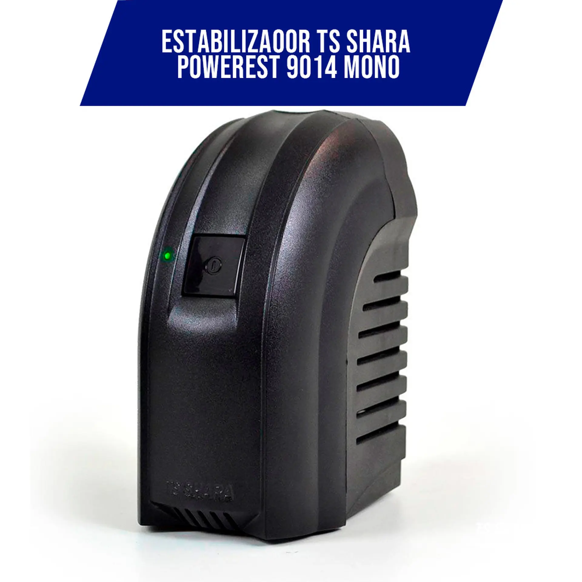 Estabilizador TS Shara PowerEst 500VA 4 Tomadas 9114 - Preto - 110 Volts