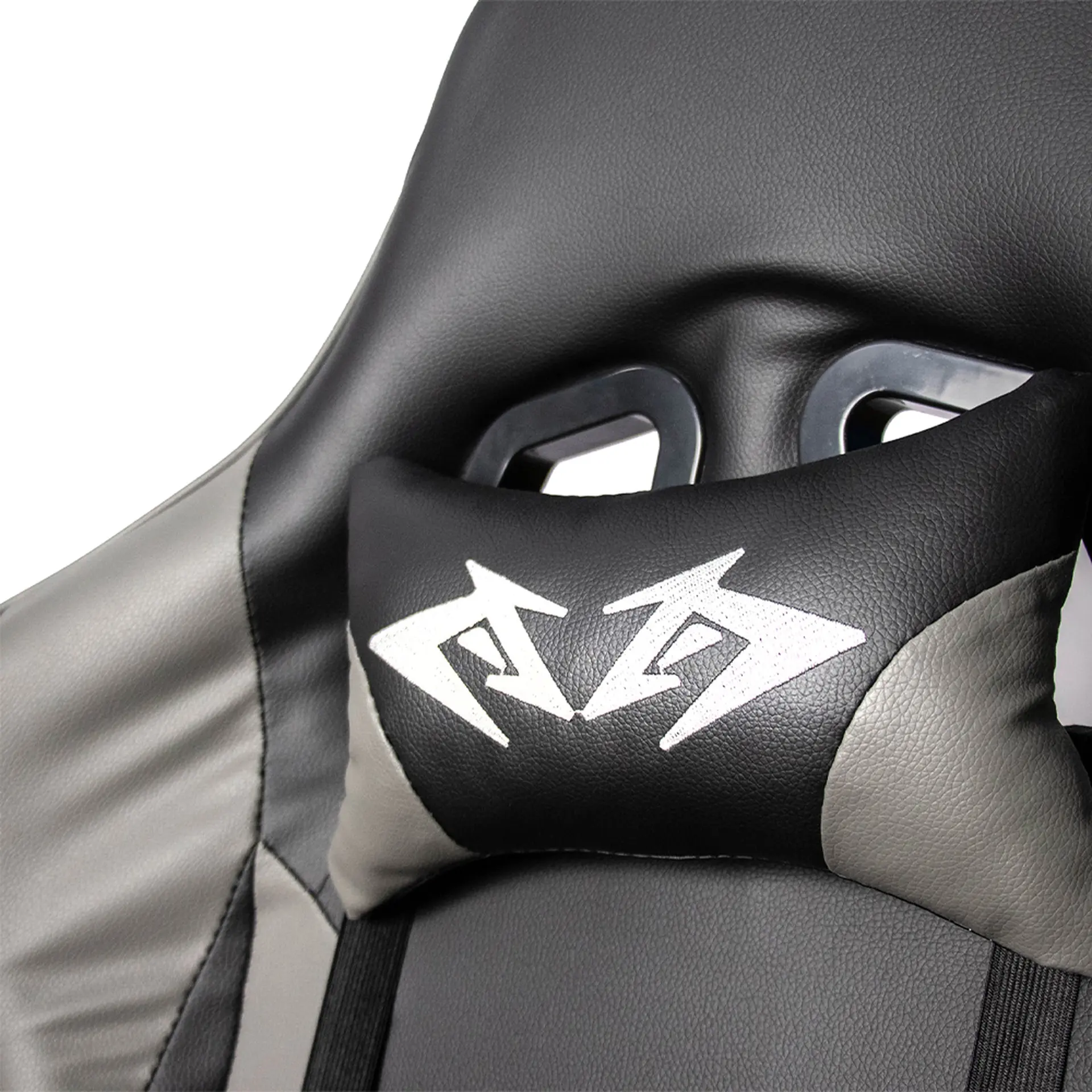Cadeira Gamer Xtreme Plus Gamer Zone Giratória com Encosto Reclinável - Preto/Cinza