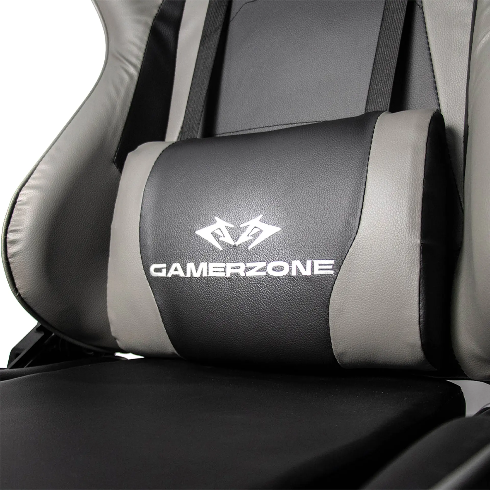 Cadeira Gamer Xtreme Plus Gamer Zone Giratória com Encosto Reclinável - Preto/Cinza