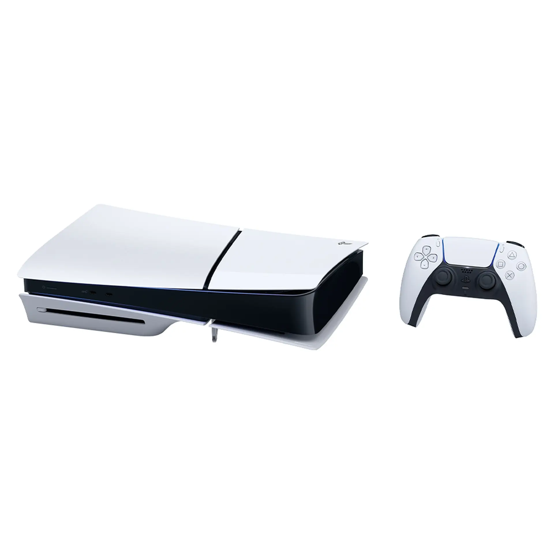 Console PlayStation 5 Slim Disc + 2 Jogos 1TB 1 Controle - Branco/Preto - Bivolt