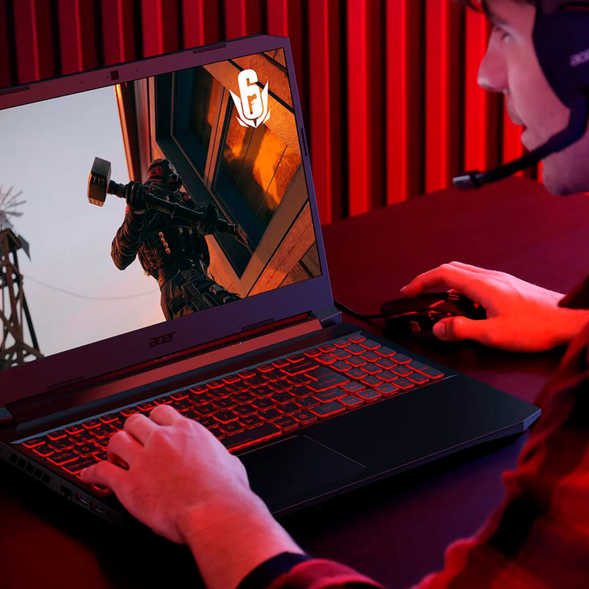 Notebook Gamer Acer Aspire Nitro 5 i5 W11 8GB 512GB SSD 15.6" AN515-55-59T4 - Preto - Bivolt