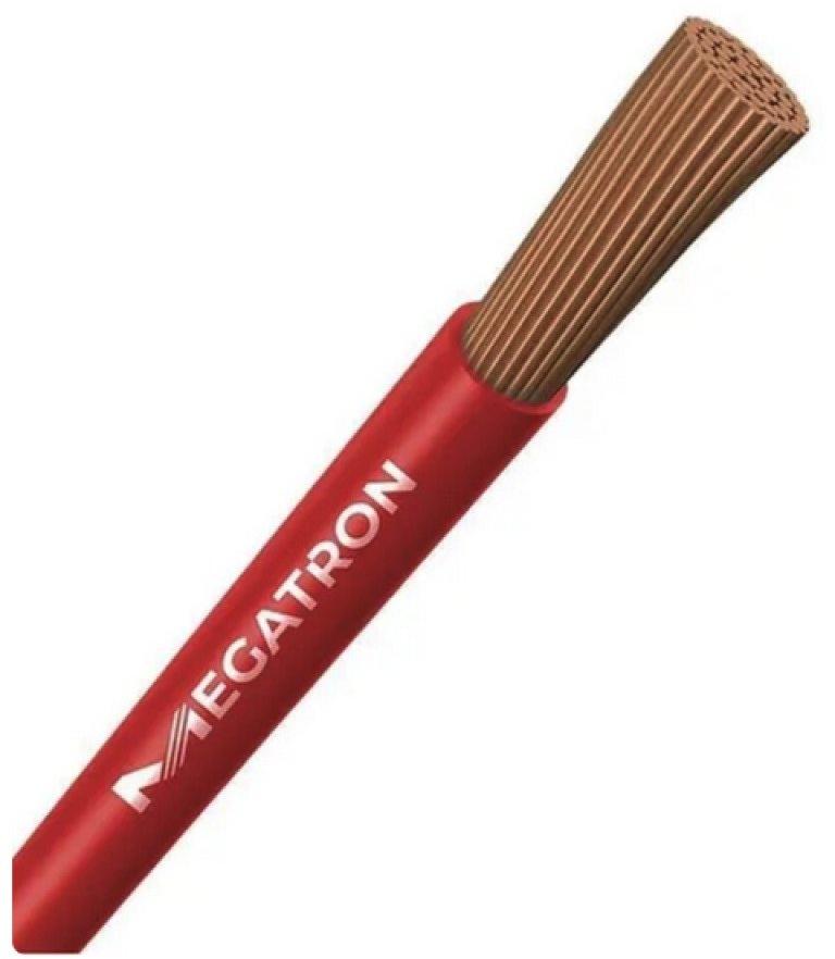Cabo de Energia Flexível 750V 6mm Vermelho Megatron 7842 Vendido por Metro