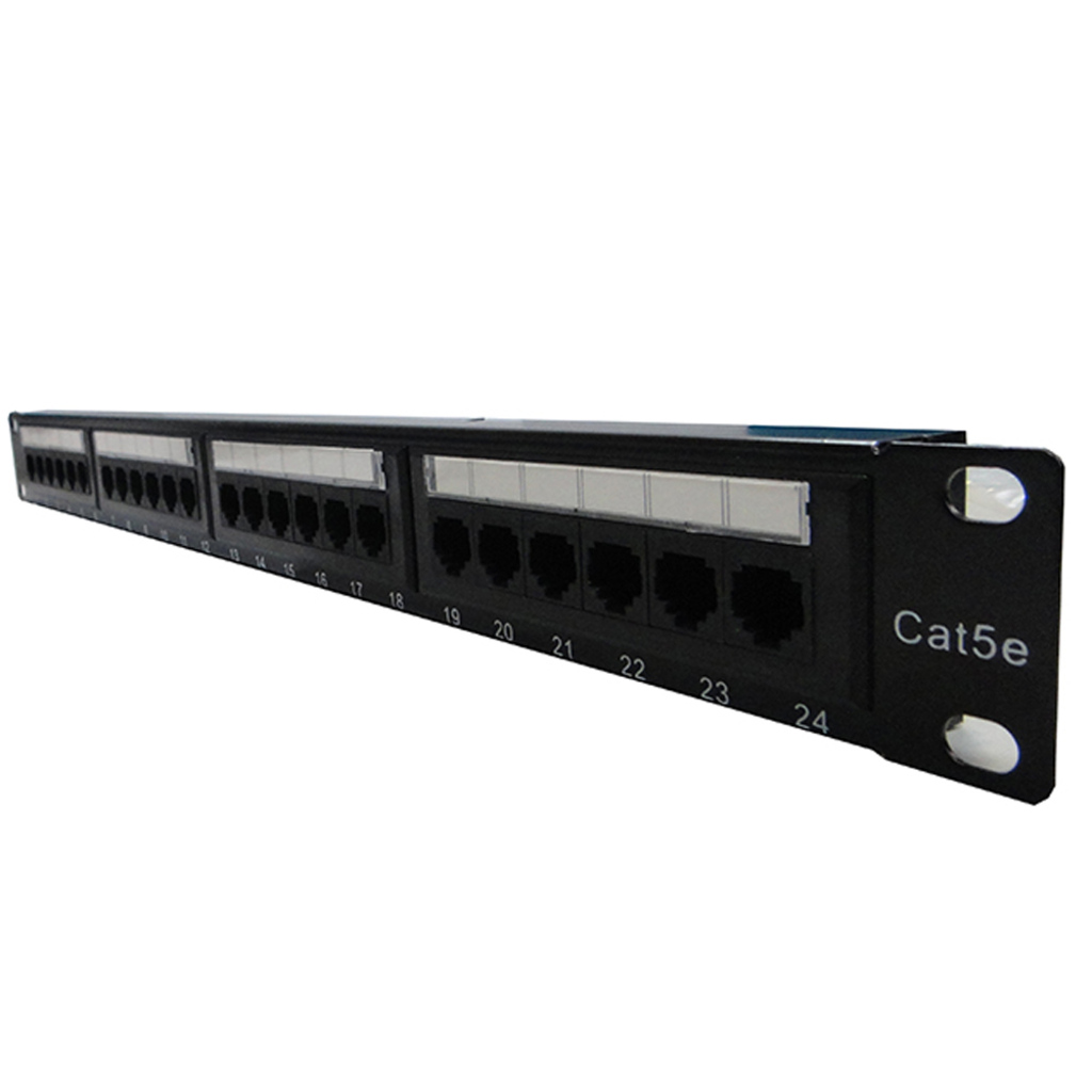 Patch Panel 24 Portas 19 Polegadas Cat.5E Seccon SecLan - WT-2029A-110