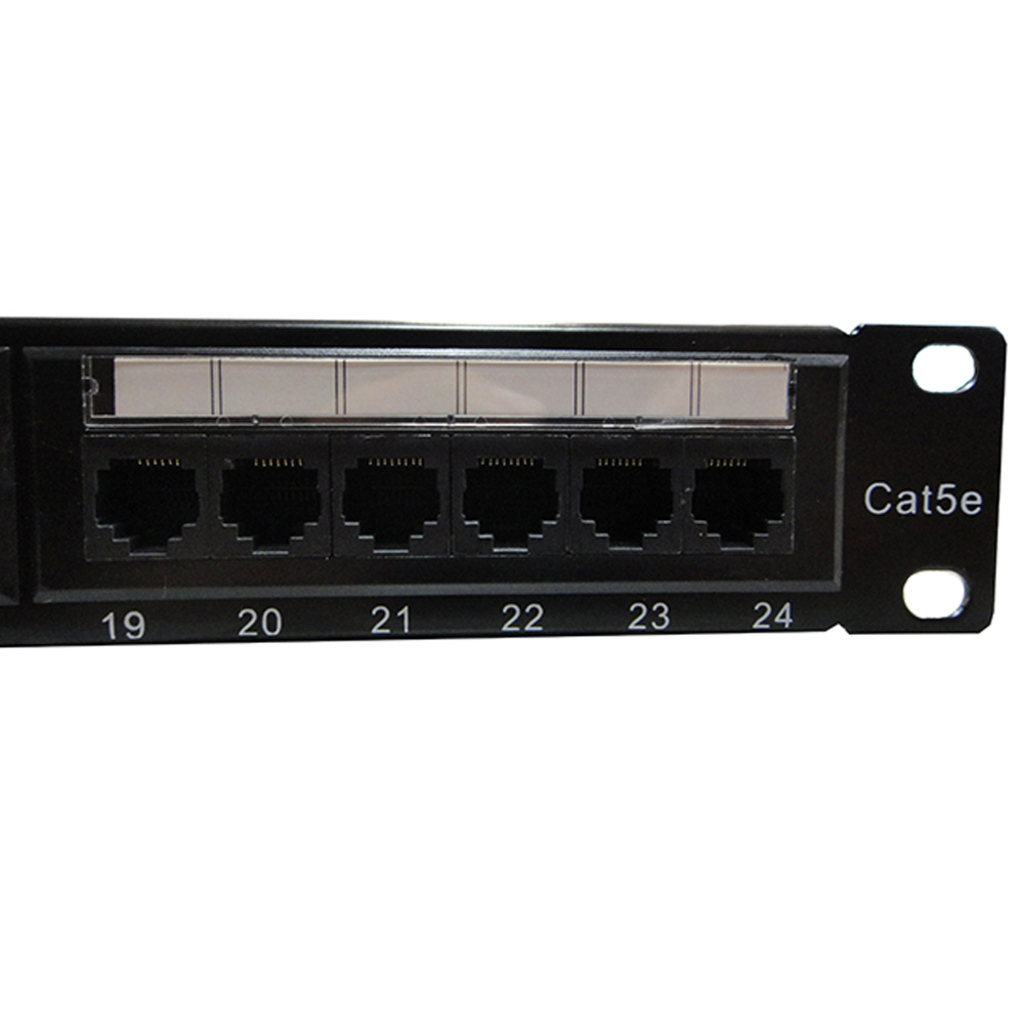 Patch Panel 24 Portas 19 Polegadas Cat.5E Seccon SecLan - WT-2029A-110