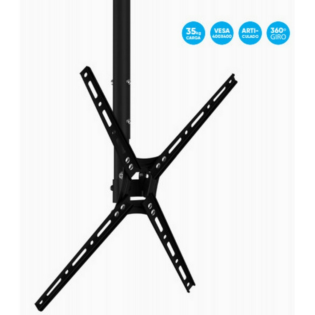Suporte Teto Inclinável para TV 13 a 55 Polegadas Permite Inclinação e Articulação 3 Movimentos Proletronic - PQST-AT55T