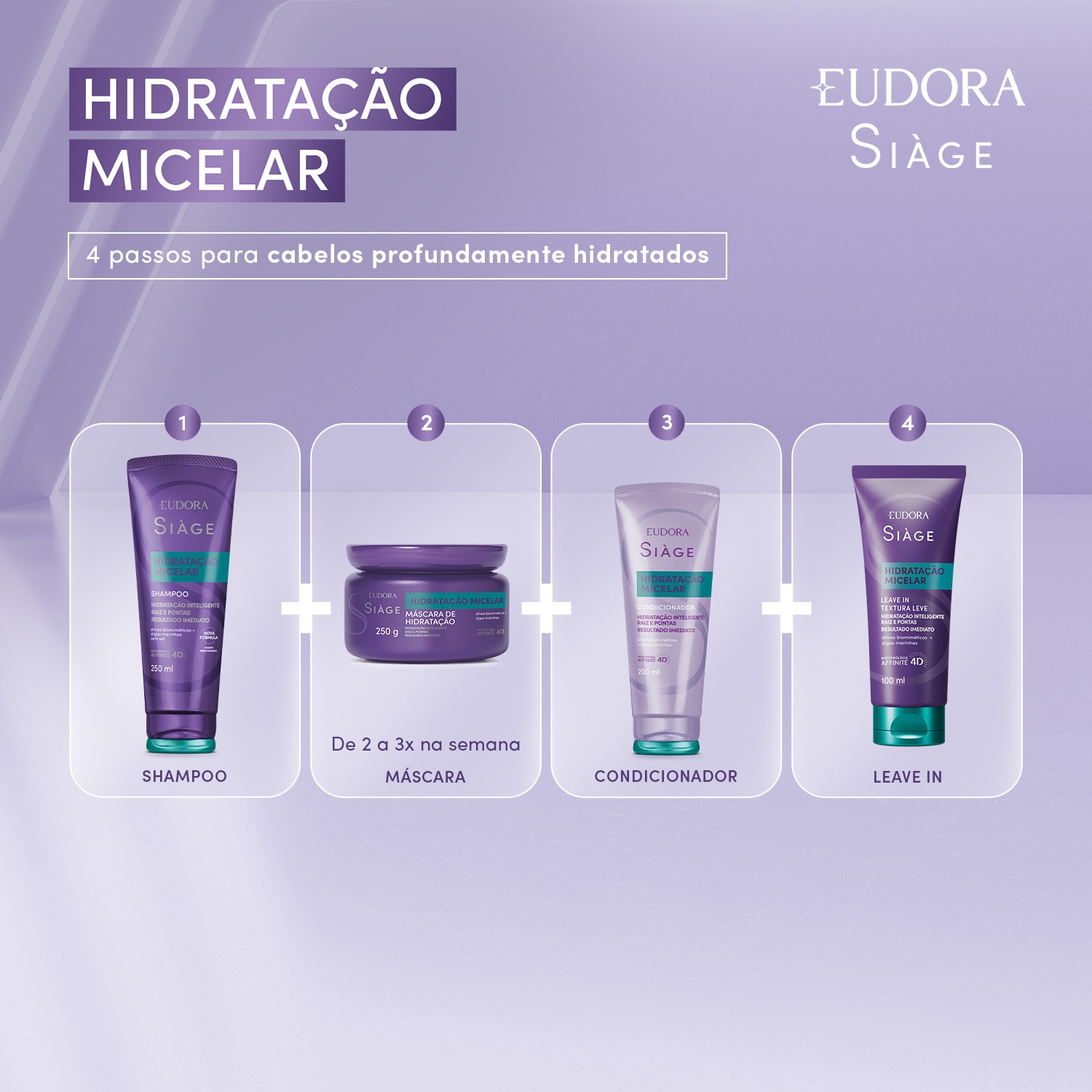 Shampoo Siàge Hidratação Micelar 250ml