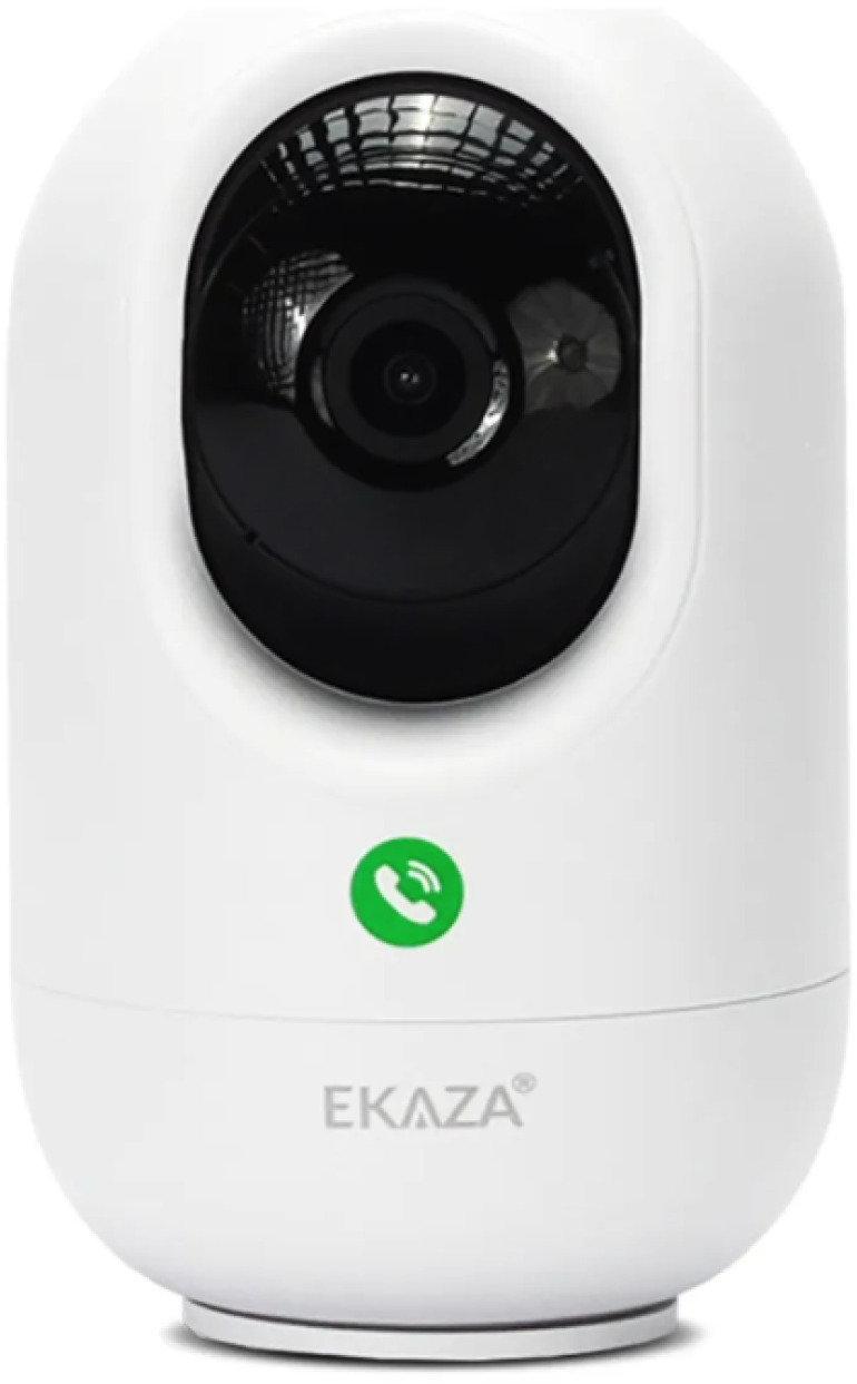 Câmera Wi-Fi Full HD Interna Inteligente Giratória Botão de Chamada Ekaza EKGDT4117B