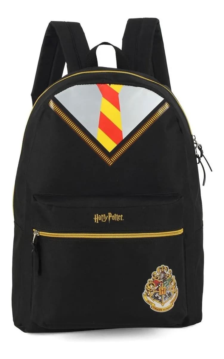 Mochila Luxcel Costa Happy Potter Preto