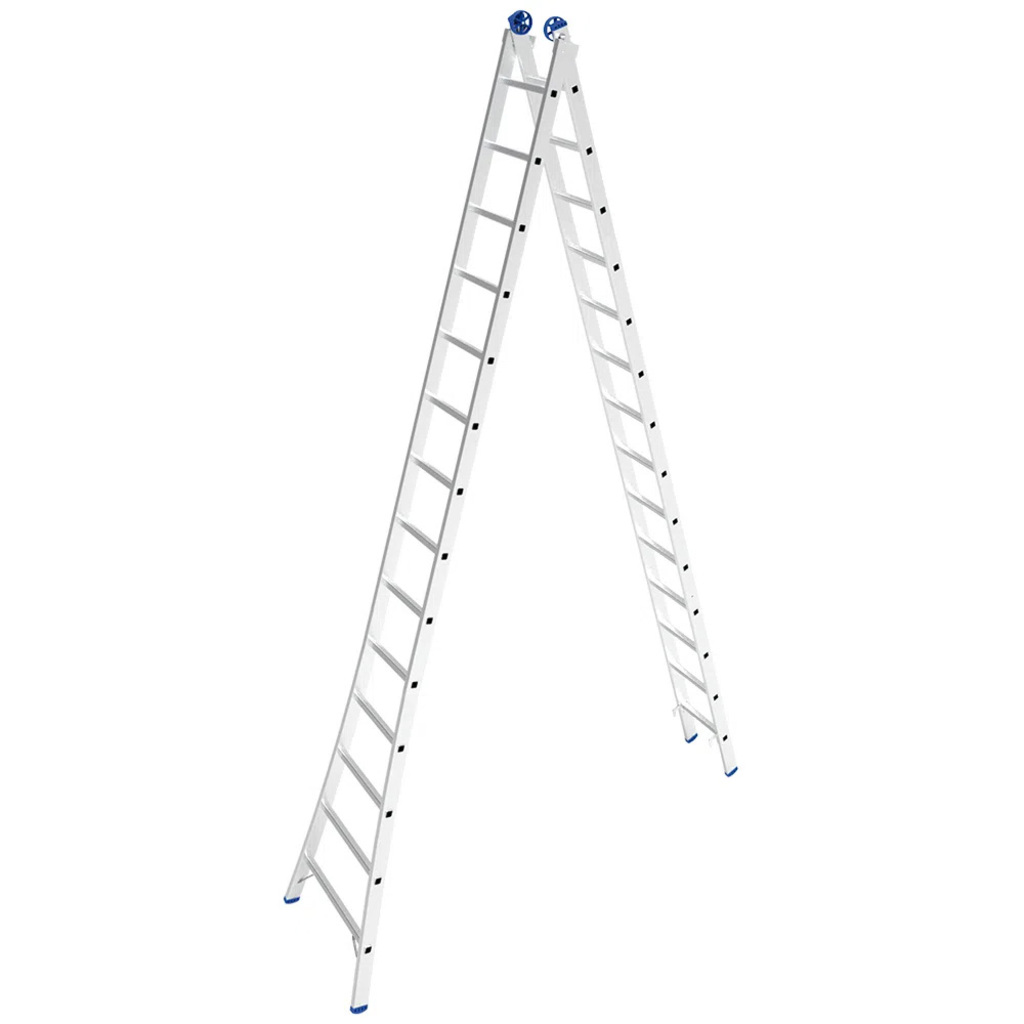 Escada de Alumínio Extensiva 2 x 14 Degraus Mor - 5210