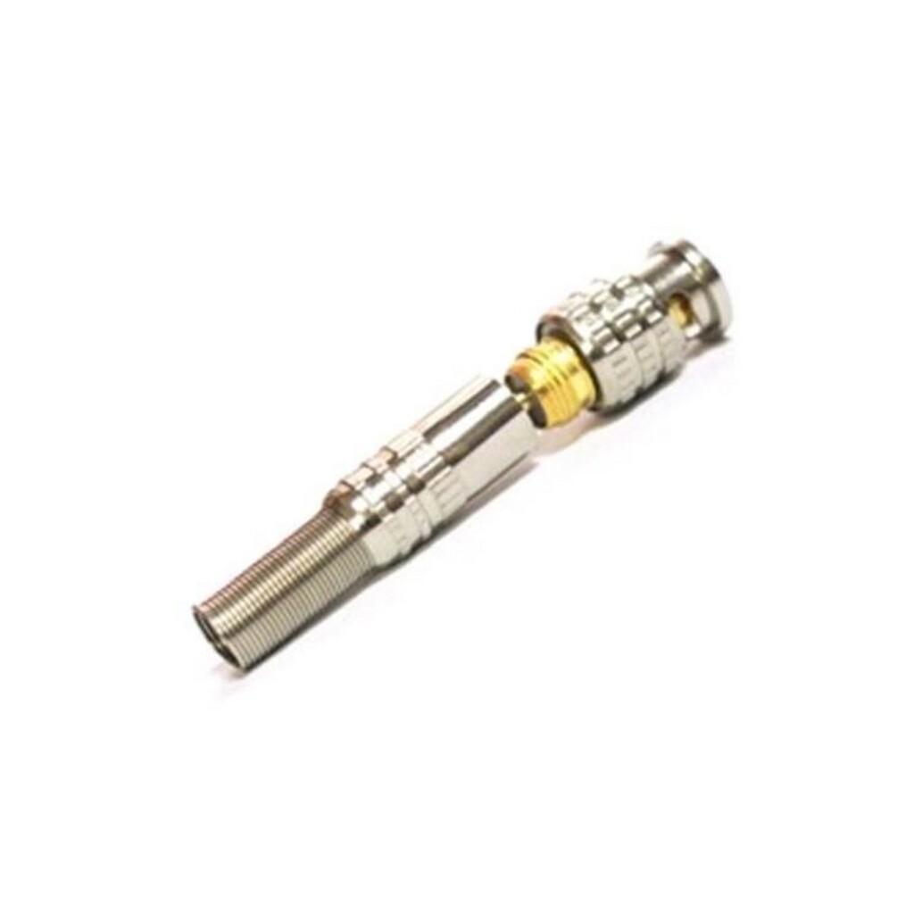 Conector BNC RG59 Macho Fasgold Parafusável com Mola Vendido Unitário - FS-484