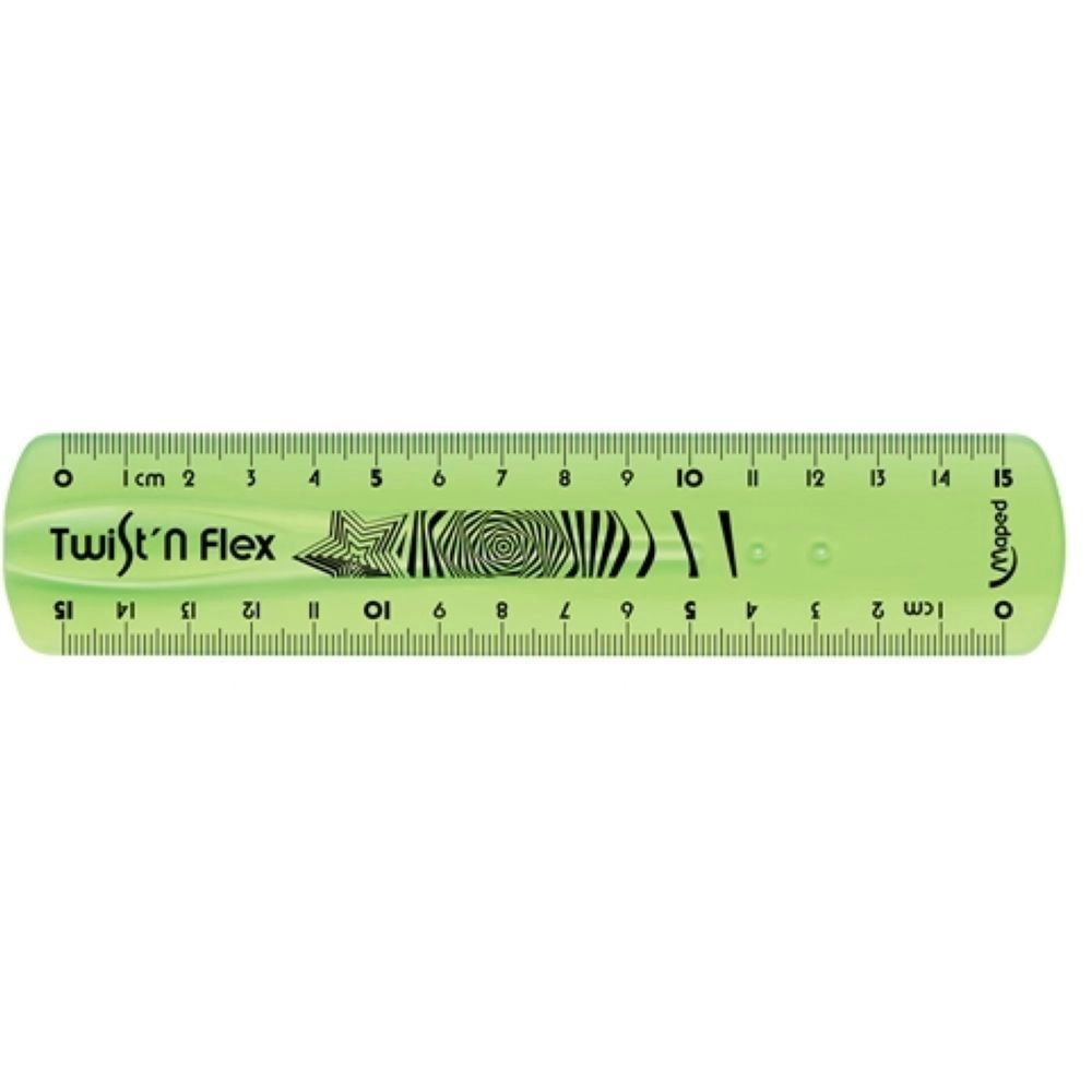 Régua Flexível Maped Twistn com 15cm Sortido