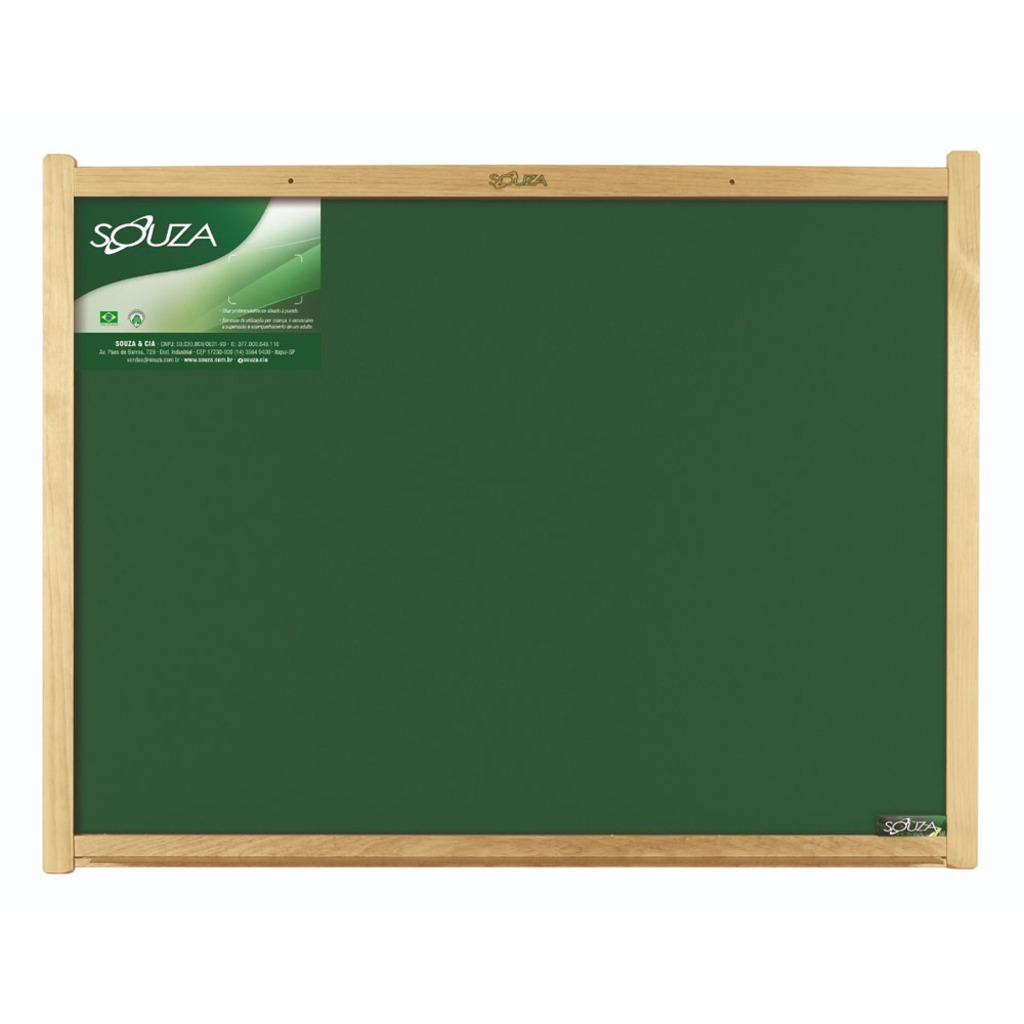 Quadro de Avisos em Feltro Standard 100x80 Cm com Moldura de Madeira Souza  - 3218
