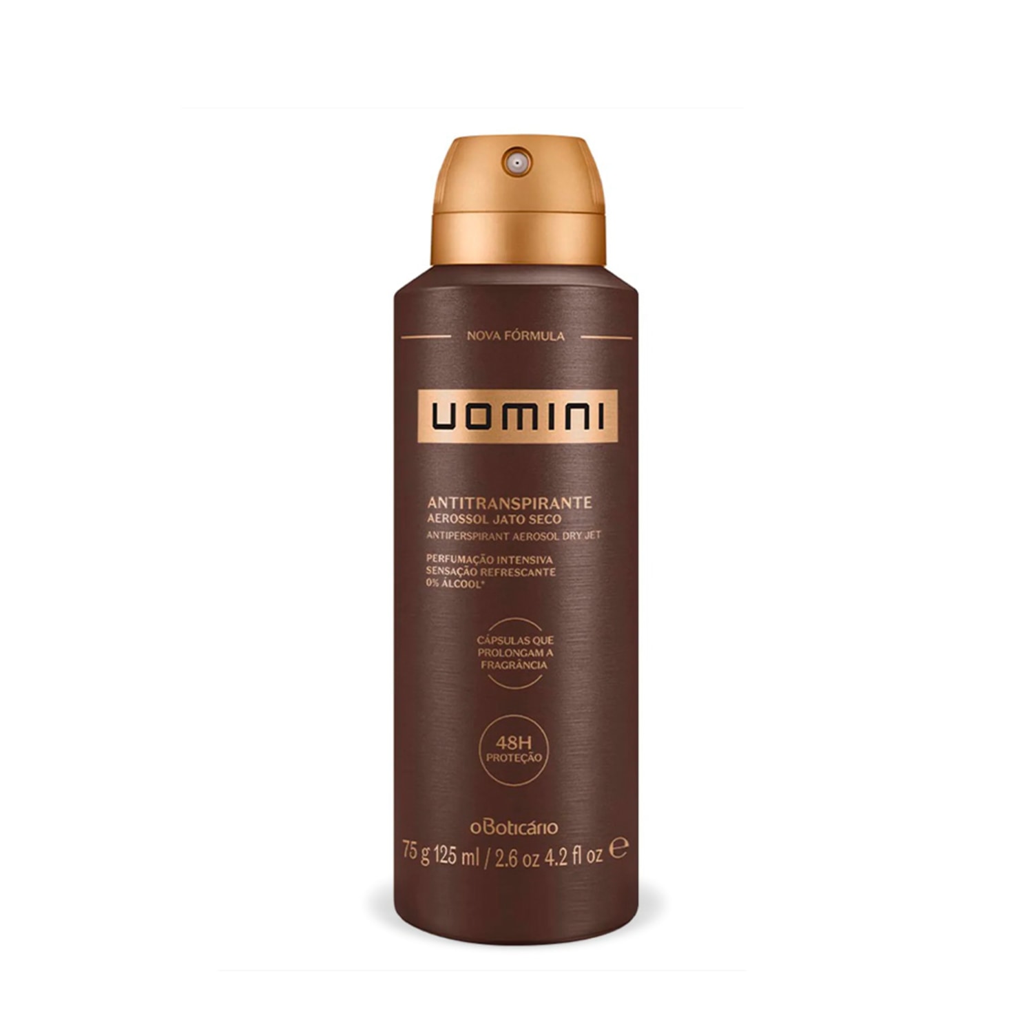 Desodorante Antitranspirante Aerossol Uomini 75g/125ml