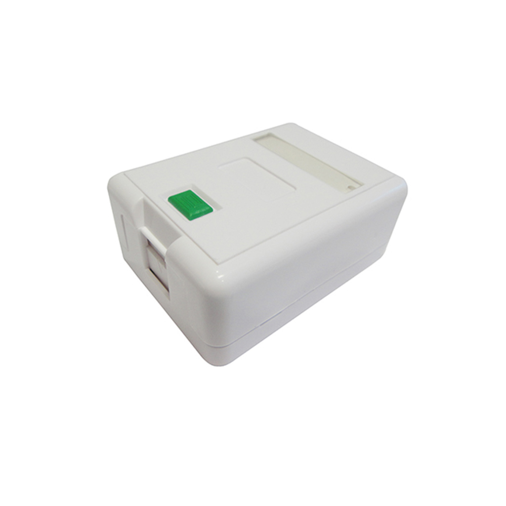 Caixa Sobrepor 1 Keystone RJ45 90 Graus Vazio Seccon SecLan - WT-2072