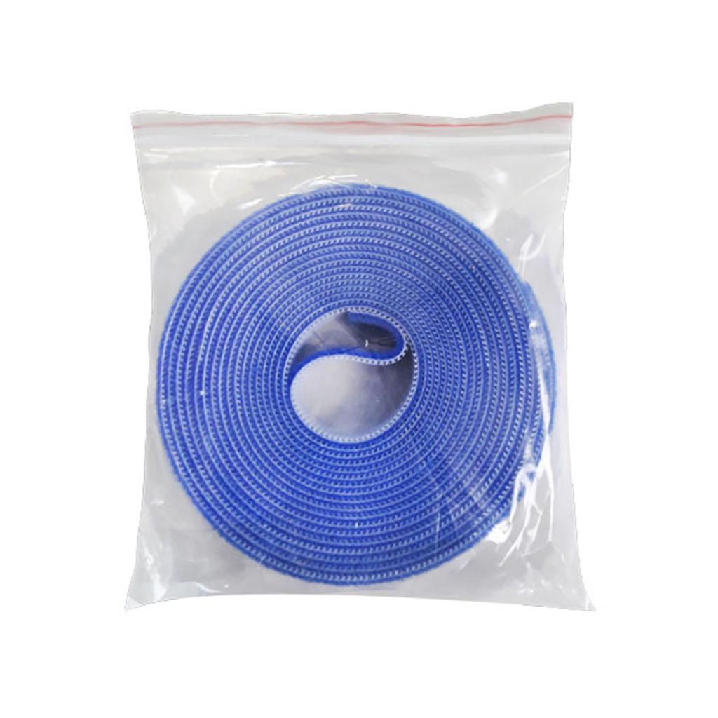 Fita Dupla Face Velcro 16mm x 3 Metros Seccon SecLan Unitário - APTC-BKB0502-BL