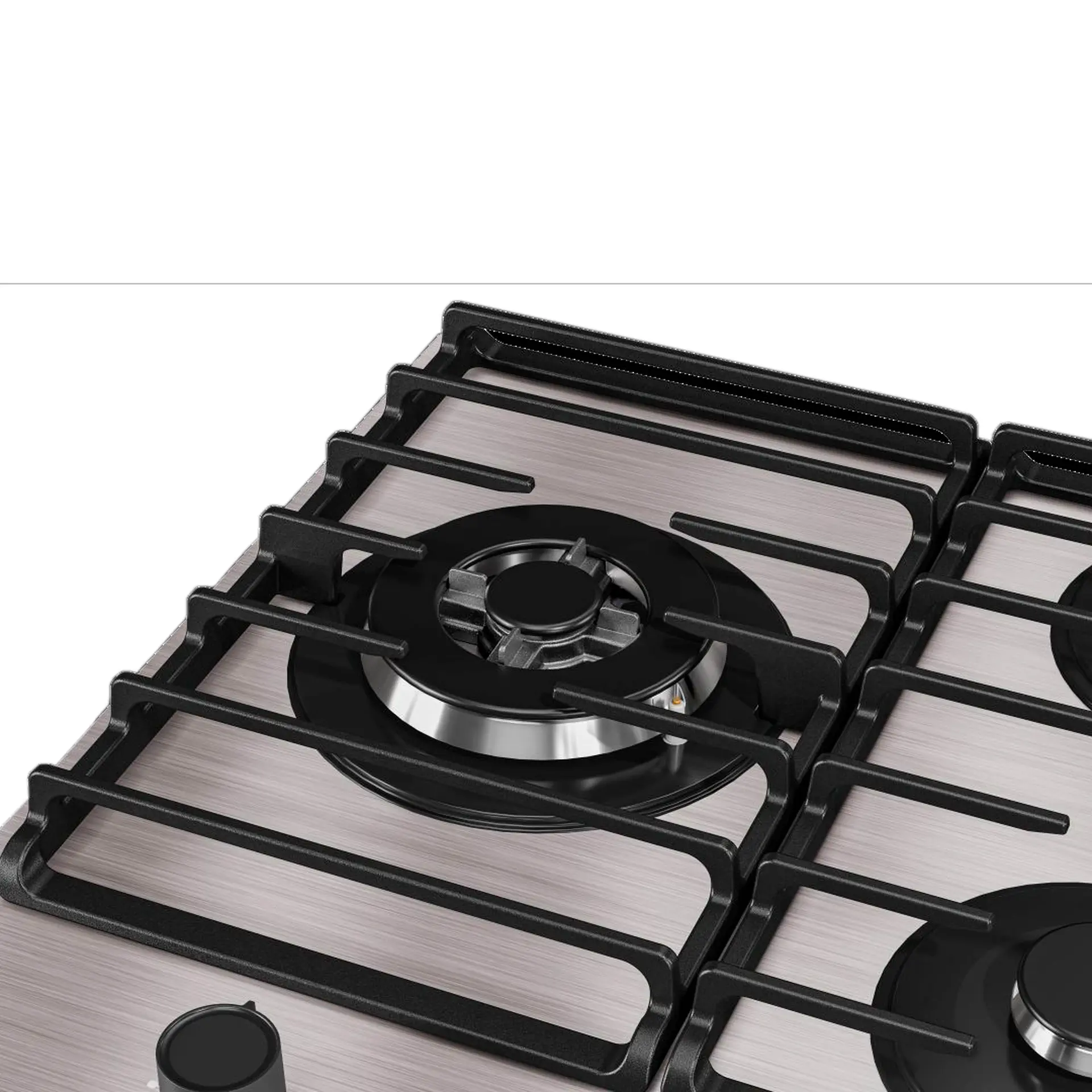 Cooktop a Gás Mueller MCG5BL 5 Bocas Superautomático Mesa de Alumínio - Aluminio - Bivolt