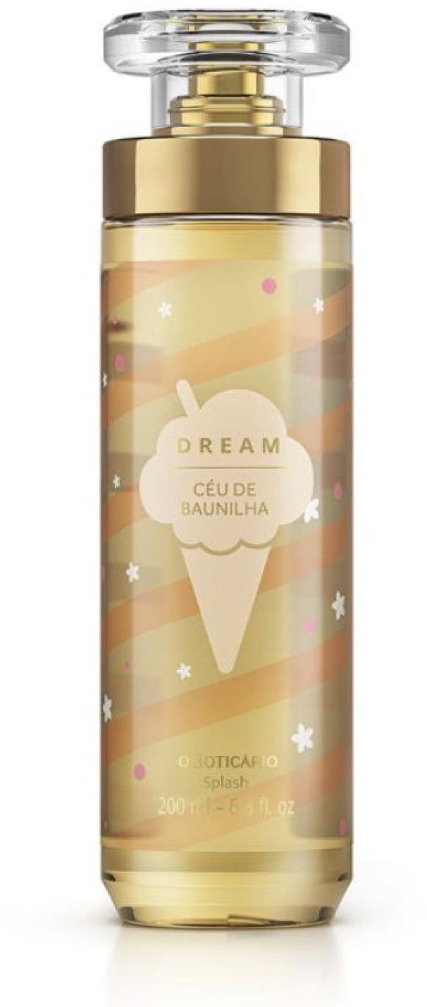 Body Splash Colônia Dream Céu de Baunilha 200ml O Boticário