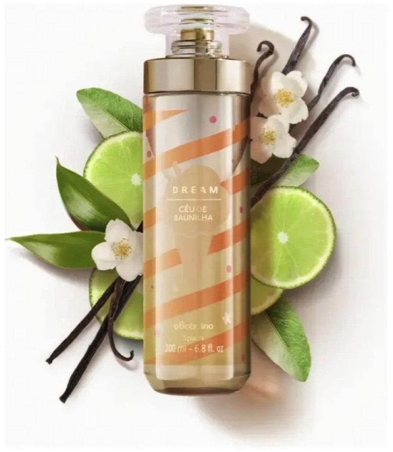 Body Splash Colônia Dream Céu de Baunilha 200ml O Boticário