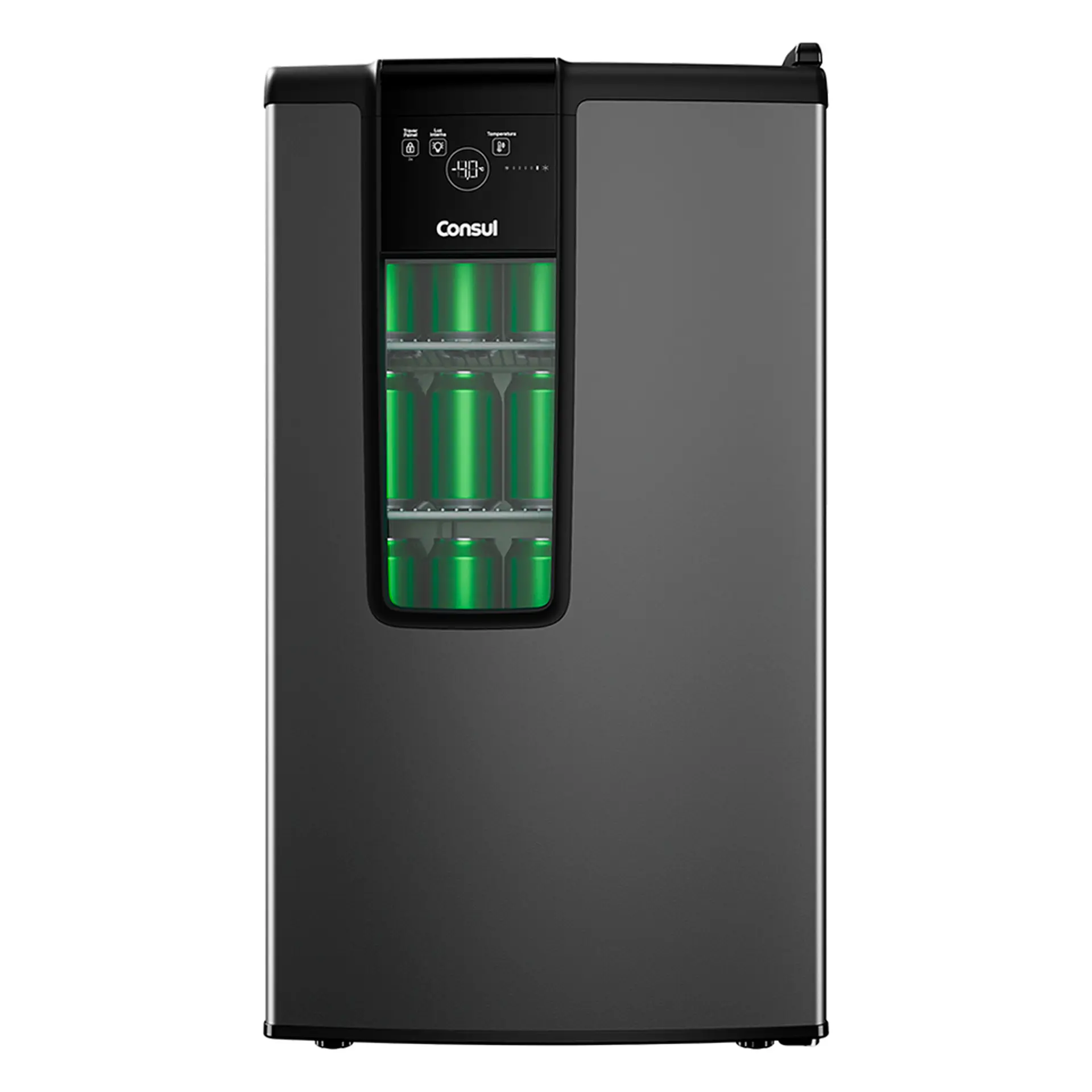 Cervejeira Consul 82L Frost Free CZD12MT - Titanium - 110 Volts