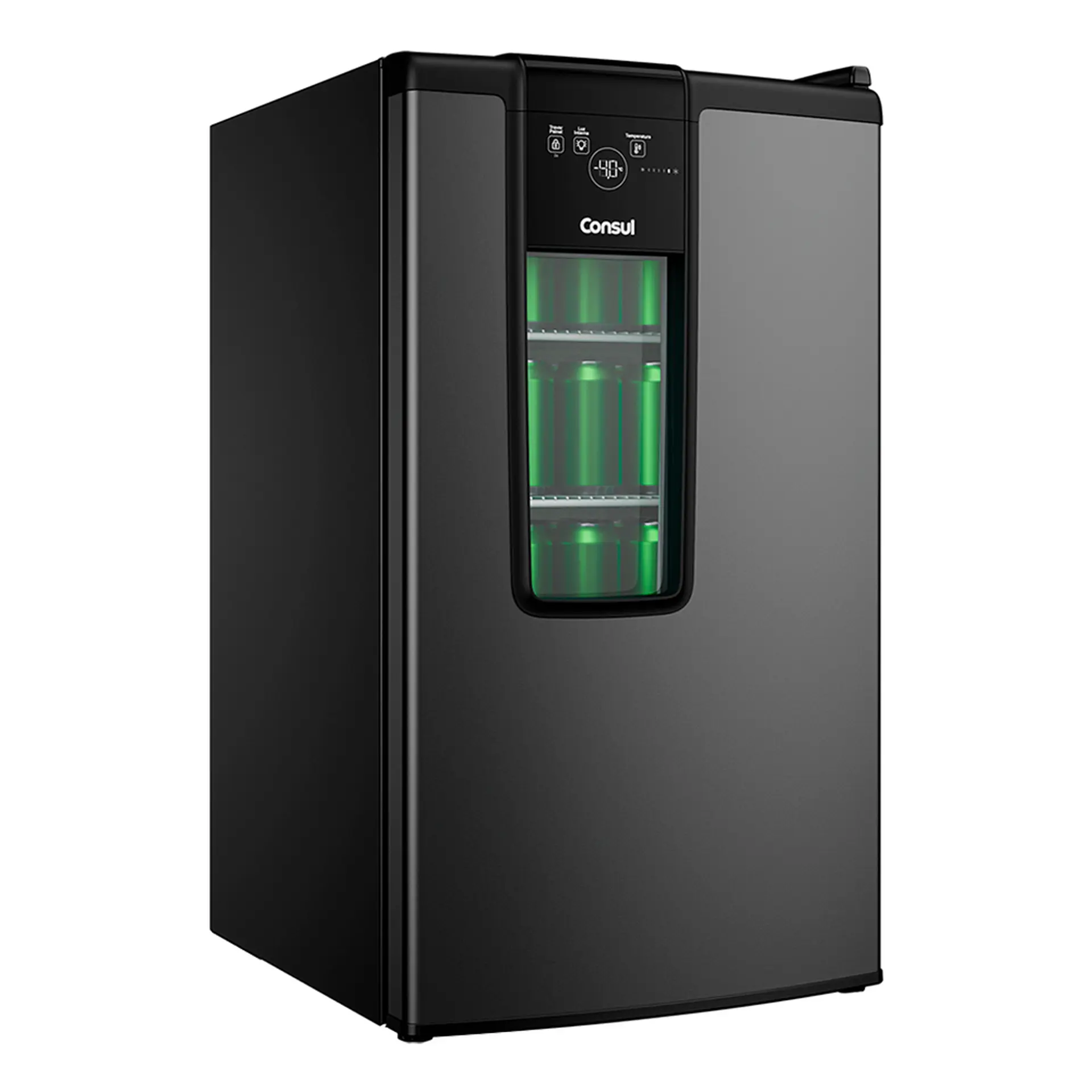 Cervejeira Consul 82L Frost Free CZD12MT - Titanium - 110 Volts
