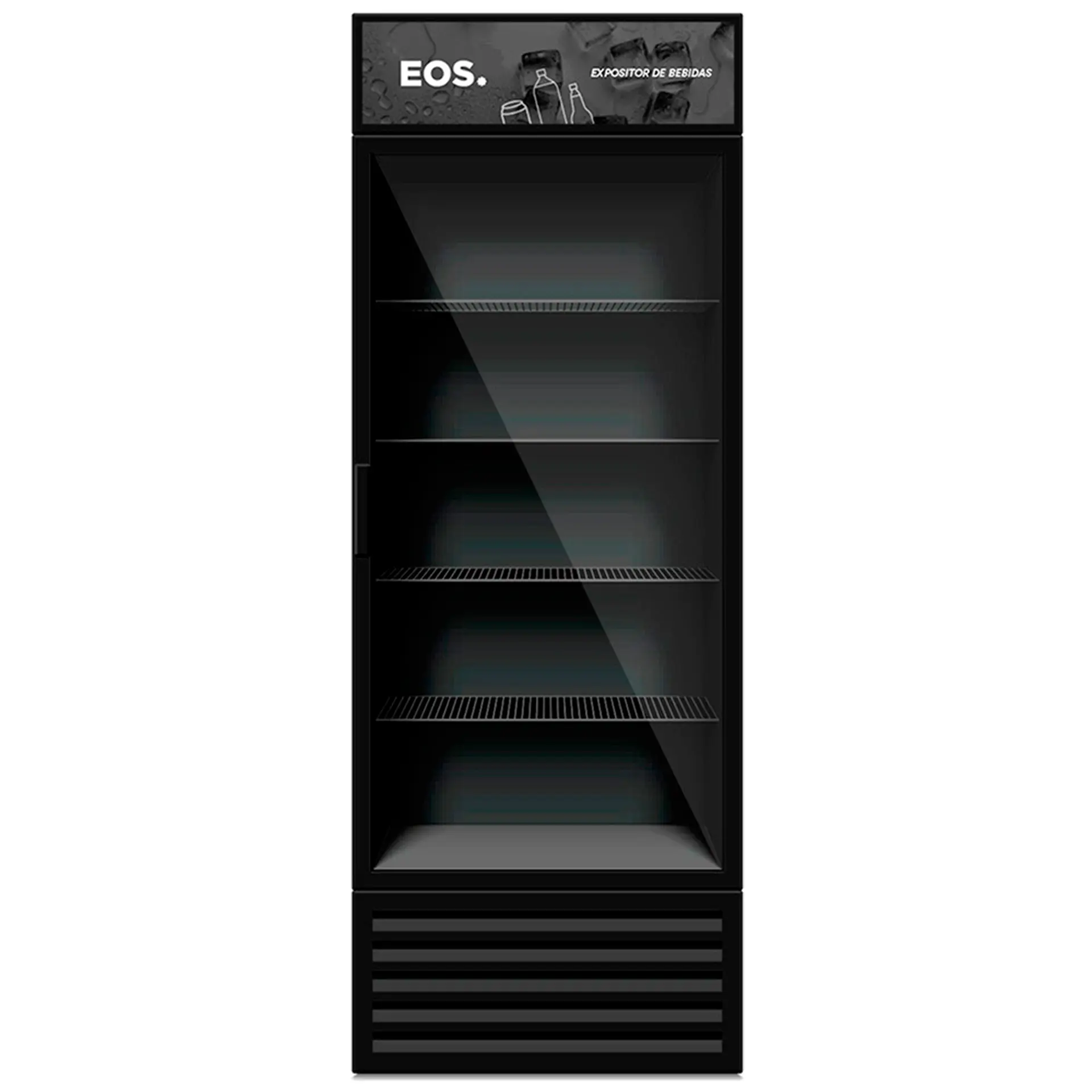 Refrigerador Expositor EOS 338L 1 Porta Vertical Eco Gelo Frost Free EEV400 - Preto - 110 Volts