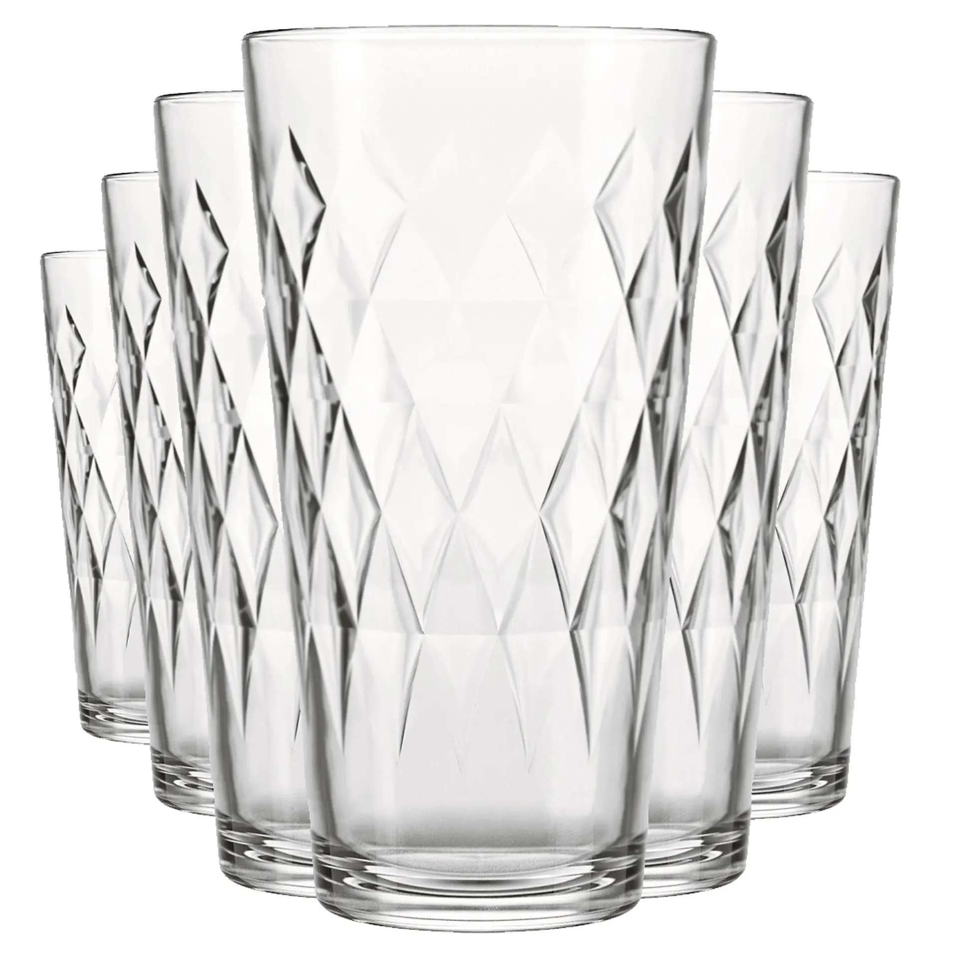 Conjunto de Copos de Vidro 350mL 6 Peças Vitrage Nadir