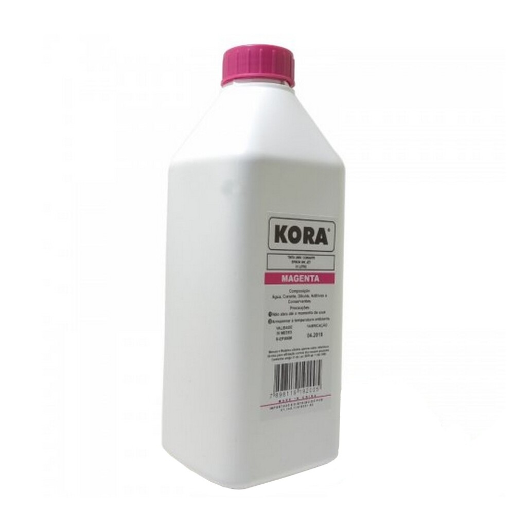 Tinta Recarga de Cartucho Epson 1 Litro Magenta Kora - 226030003