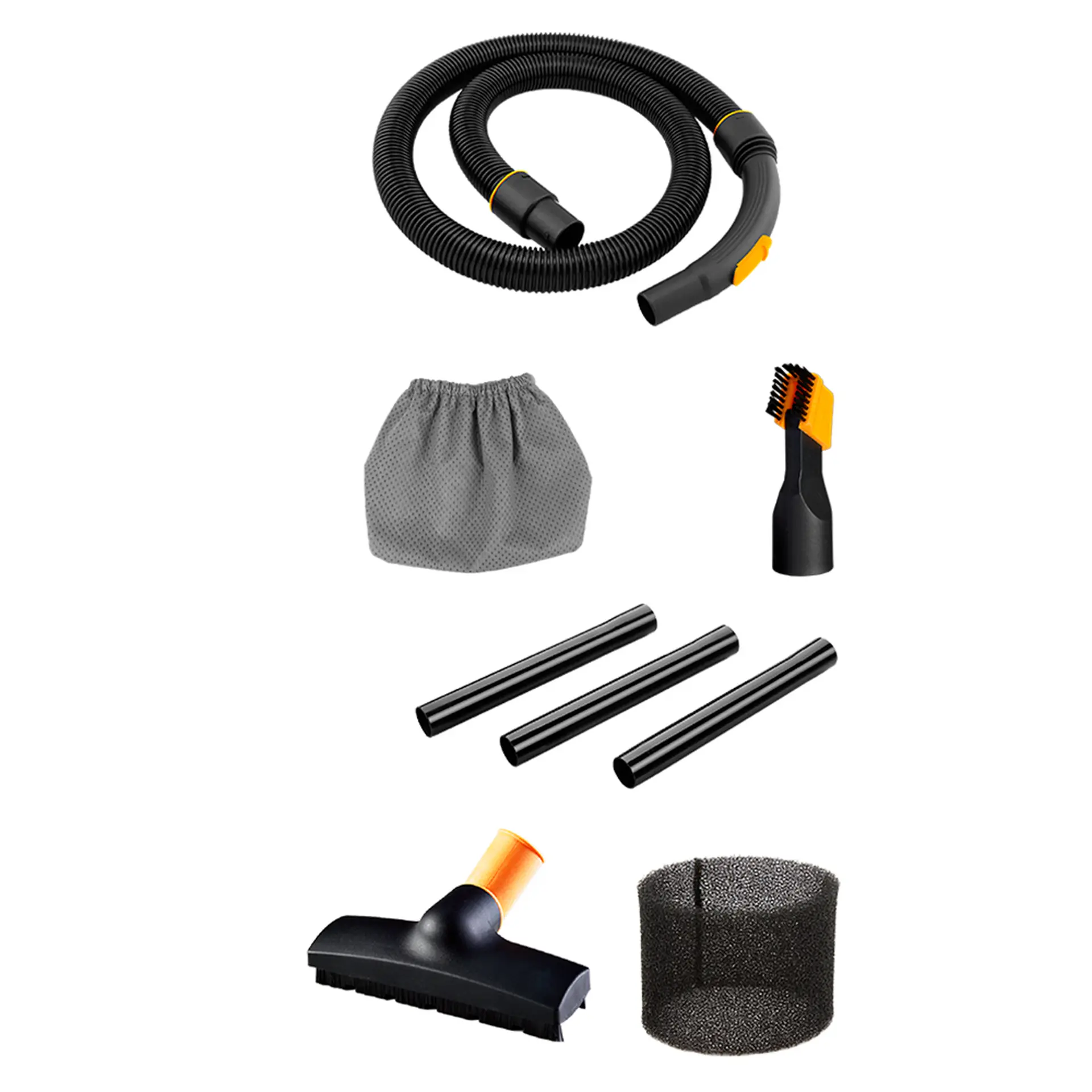 Aspirador Wap GTW10 Pó e Água 10L 1400W Filtro Removível Bocal de Sopro - Amarelo/Preto - 110 Volts