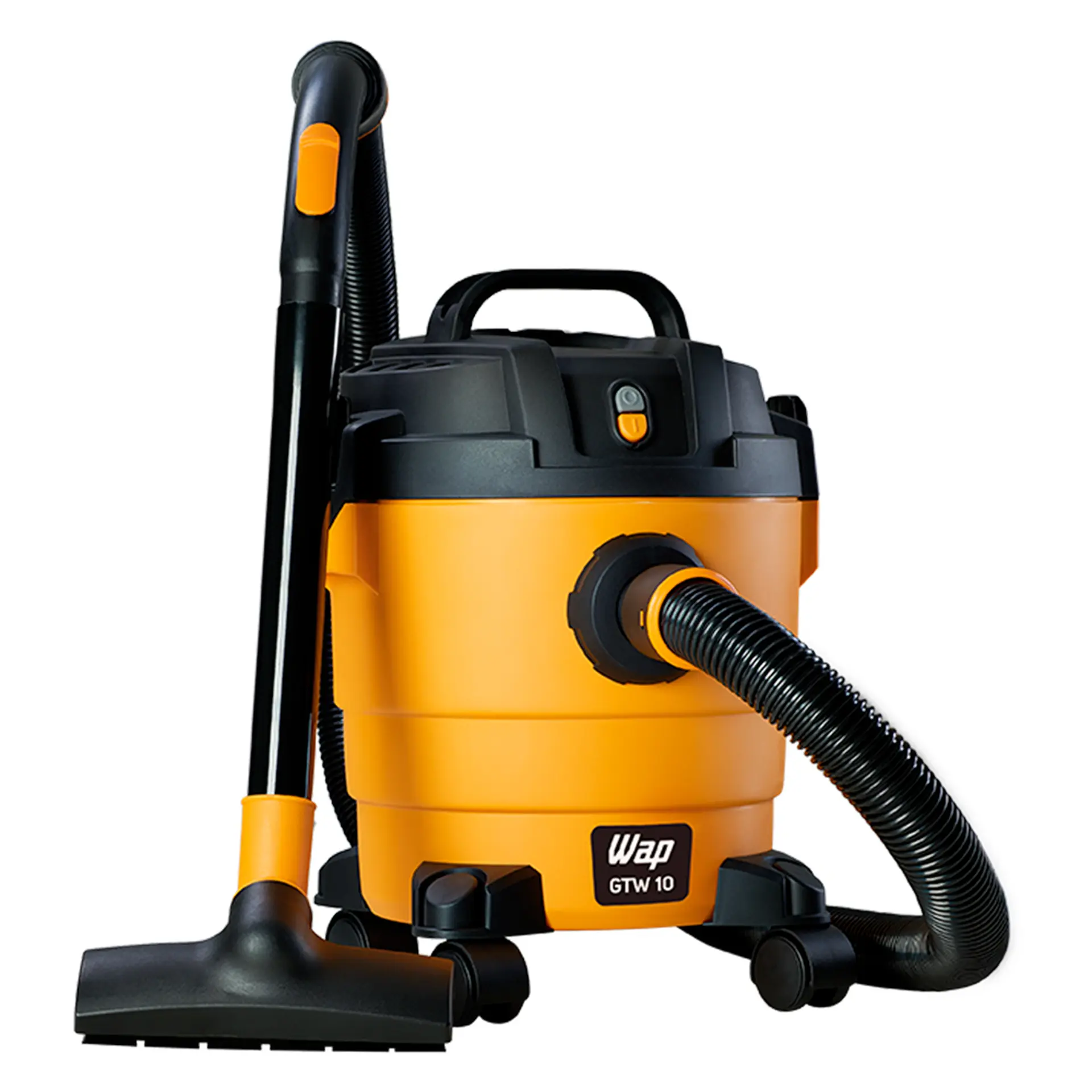 Aspirador Wap GTW10 Pó e Água 10L 1400W Filtro Removível Bocal de Sopro - Amarelo/Preto - 110 Volts