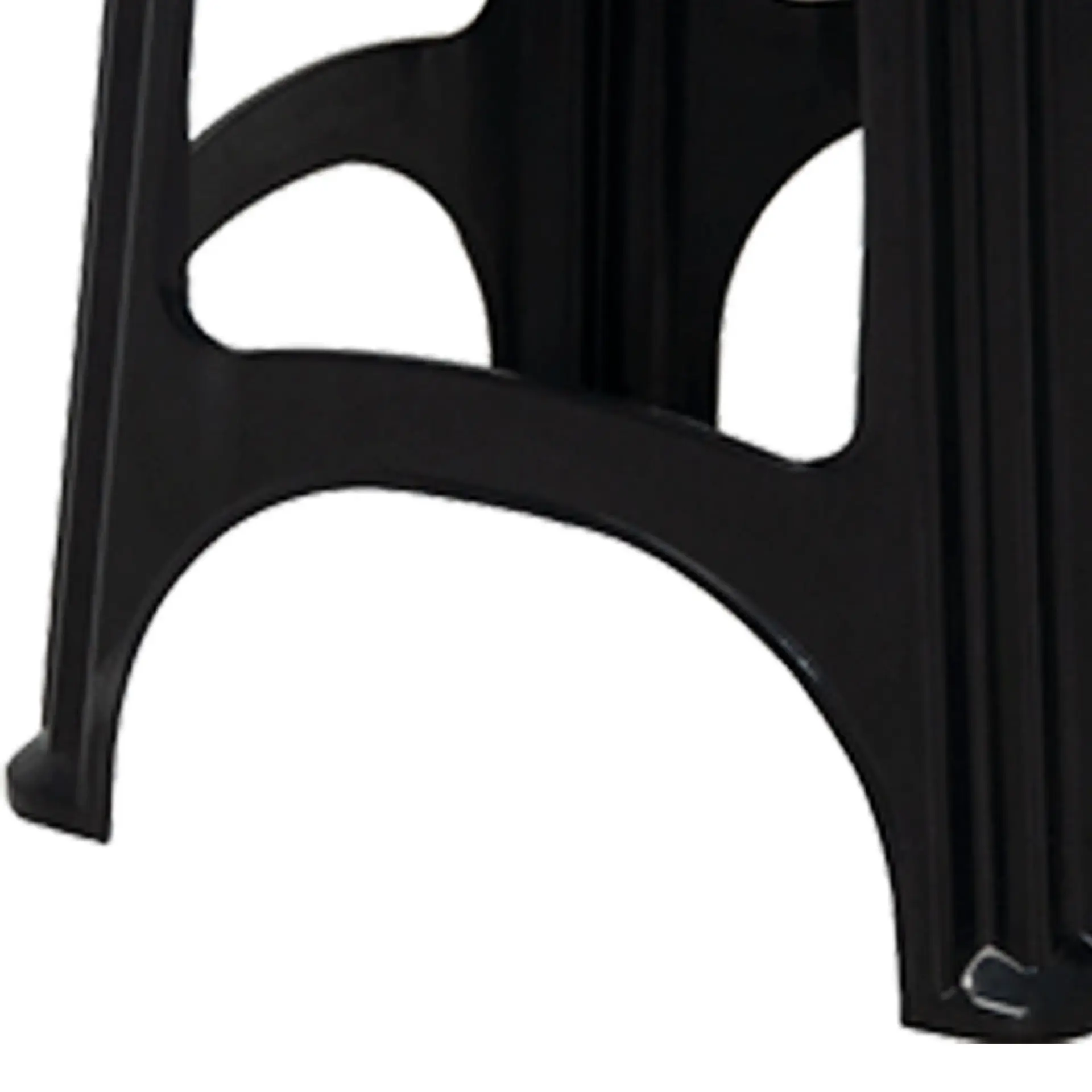 Banqueta de Plástico com Suporte de até 100kg Niteroi Tramontina - Preto