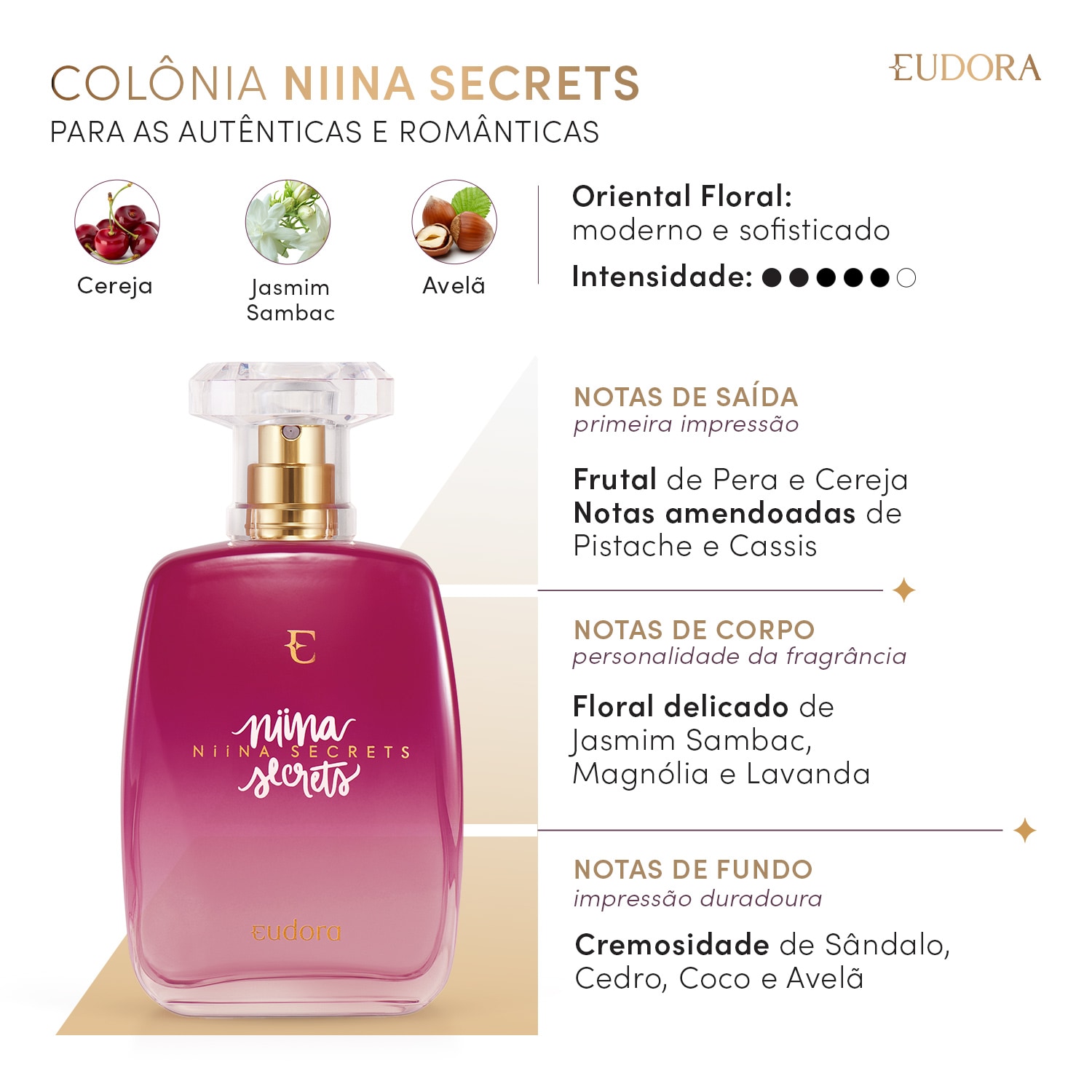 Niina Secrets Desodorante Colônia 100ml