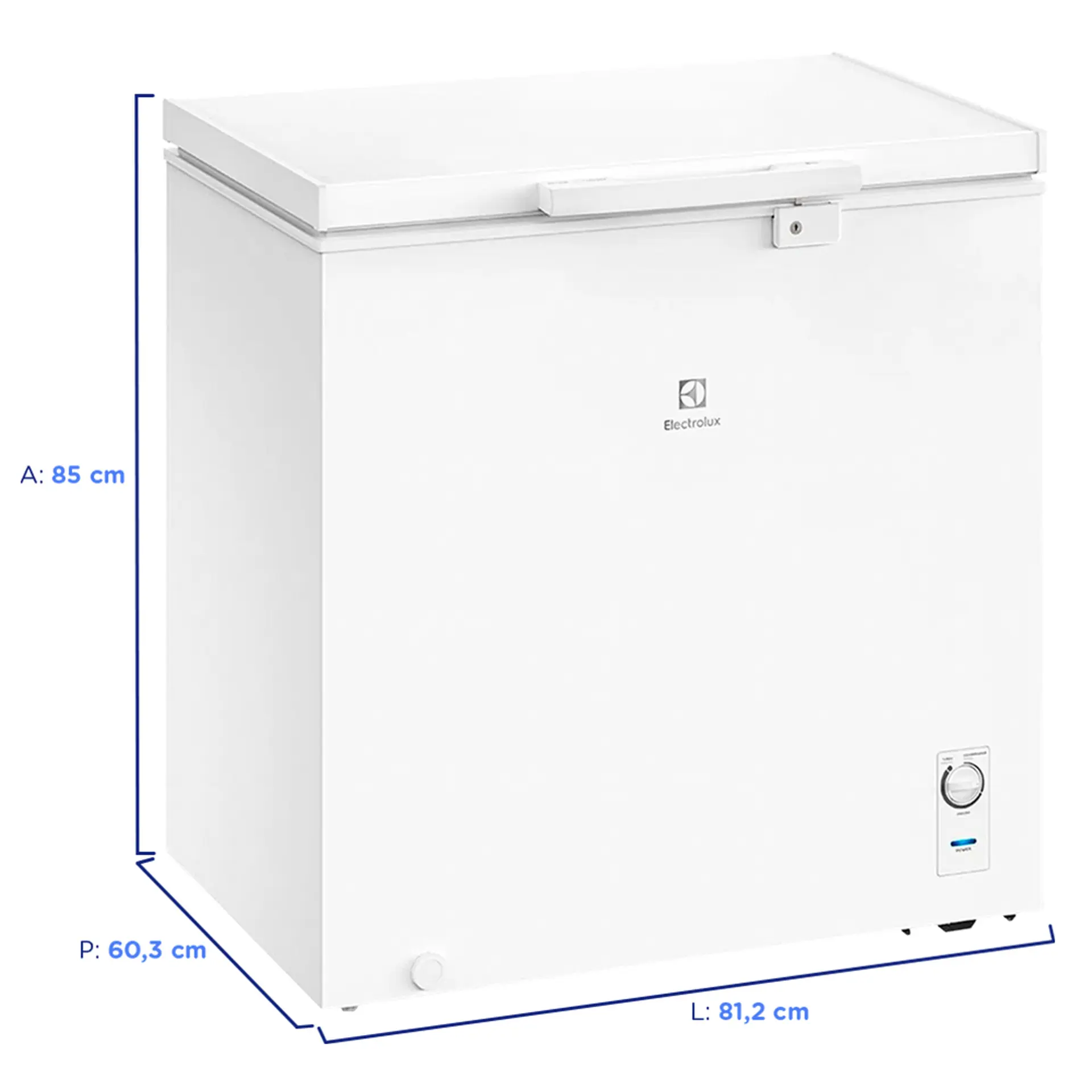 Freezer Electrolux 199L 1 Porta Horizontal Cycle Defrost HE200 - Branco - 110 Volts