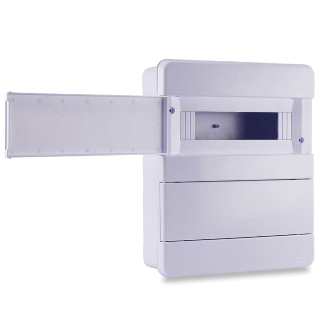 Quadro de Distribuição Embutir 24 Din Force Line - Branco - 600300019