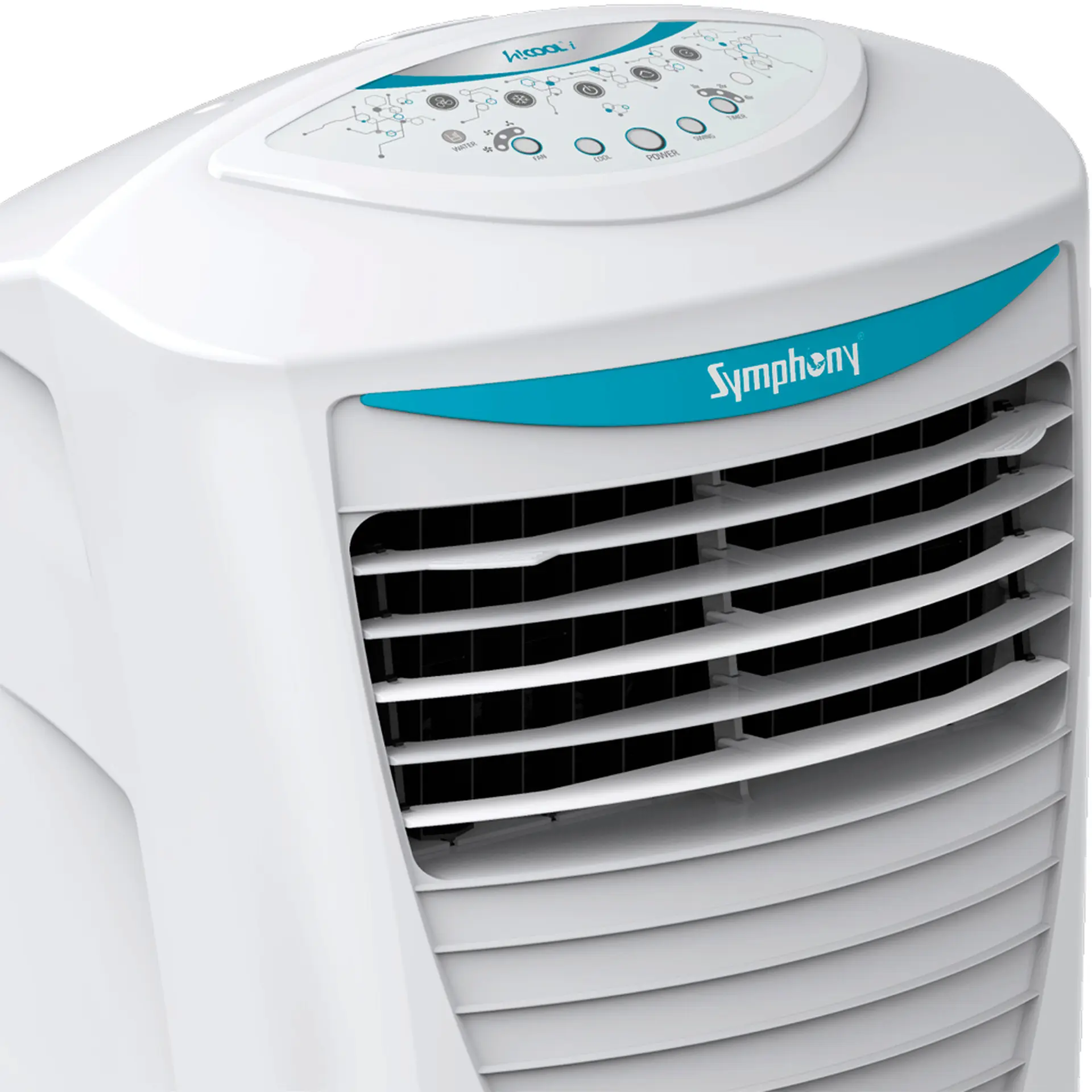 Climatizador de Ar Portátil Symphony Hi Cool I 31L 3 Velocidades - Branco - 220 Volts