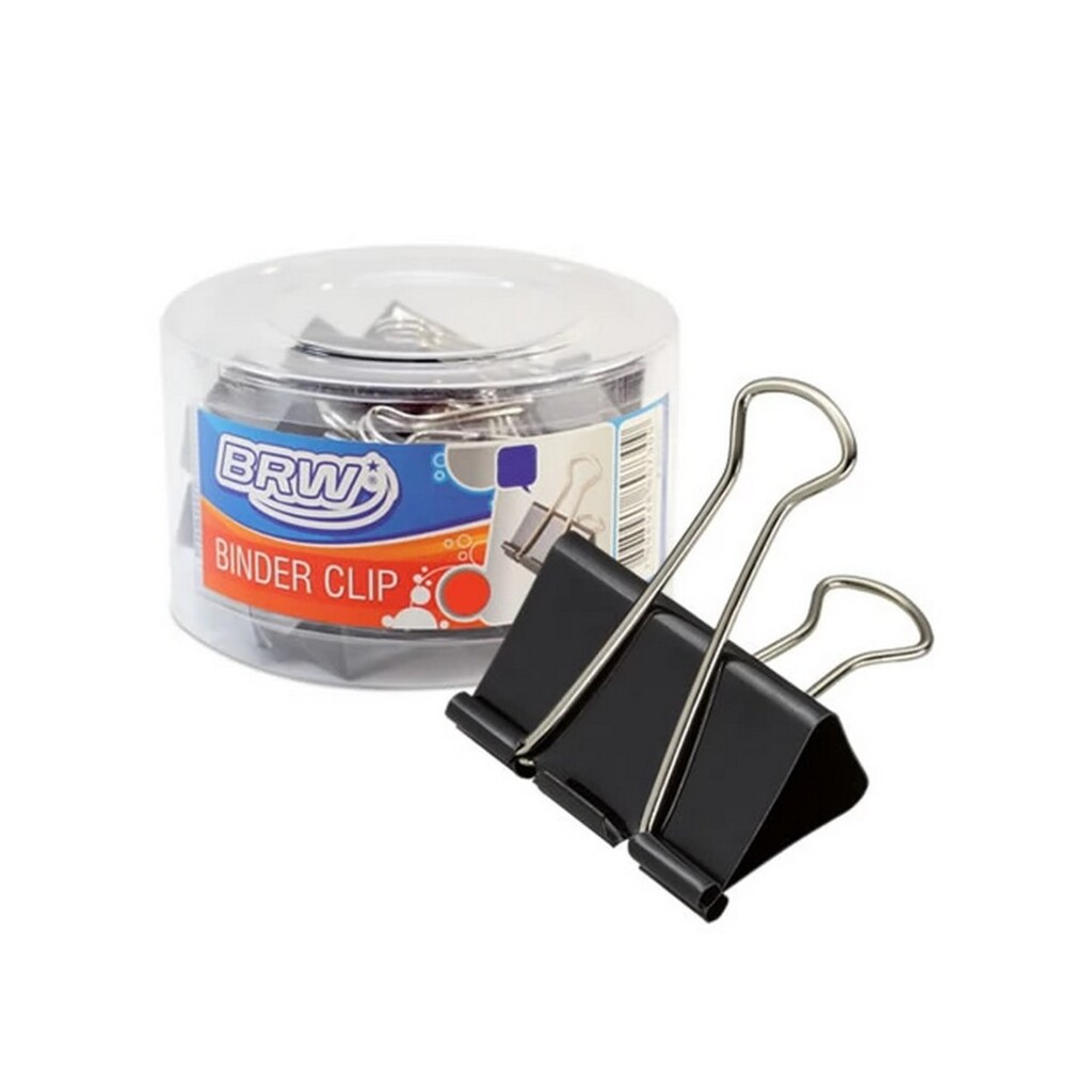 Prendedor de Papel BRW 41mm Preto
