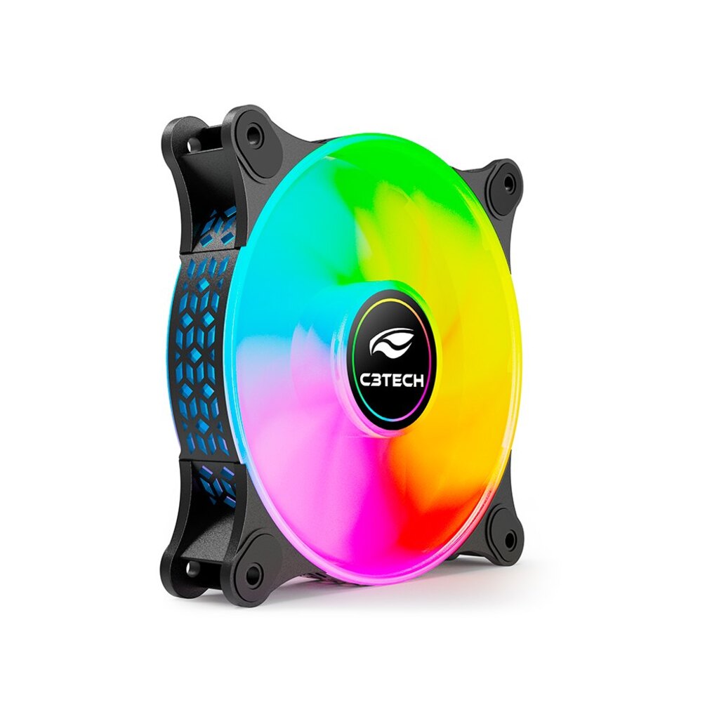 Cooler 120x120x25 12V Led RGB C3tech - F9-L160BK