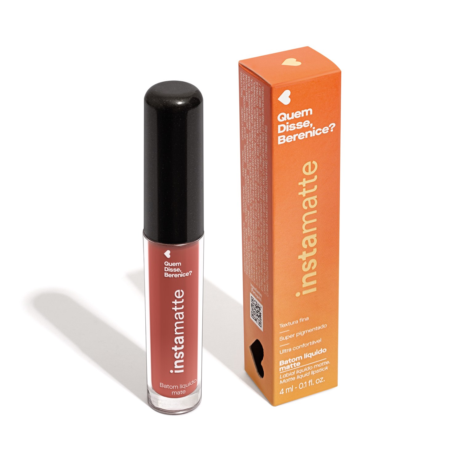 Batom Líquido Marrom Marronli Instamatte Quem Disse Berenice? 4ml
