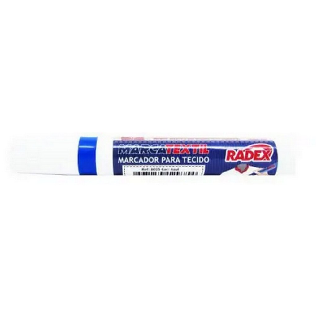 Caneta Marcador Marcatextil Azul Radex - Unitário - 9892