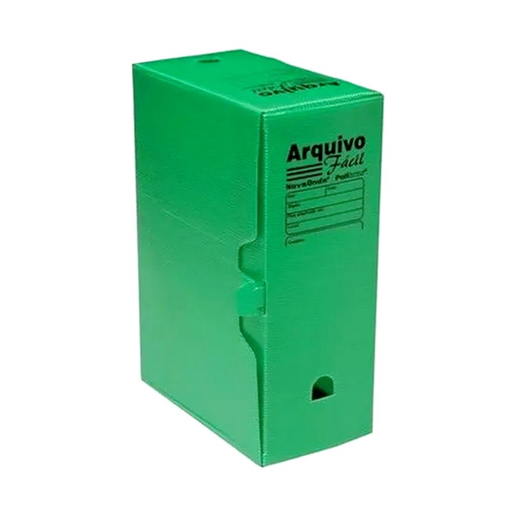 Arquivo Morto Polibras 35x13x25 Verde - Unitário - 42108