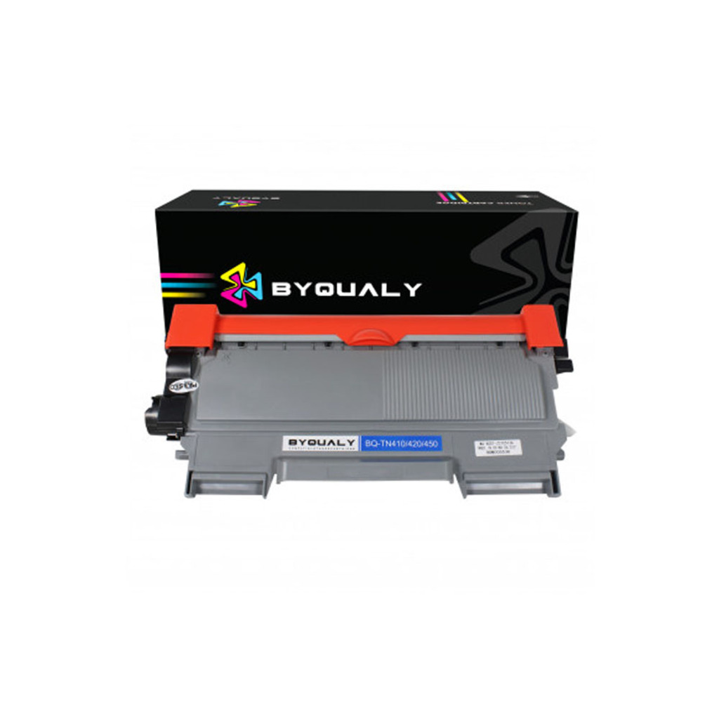 Toner Brother Preto Potencial Suprimentos BYQUALY - TN410, 420, 450, 2240, 7065