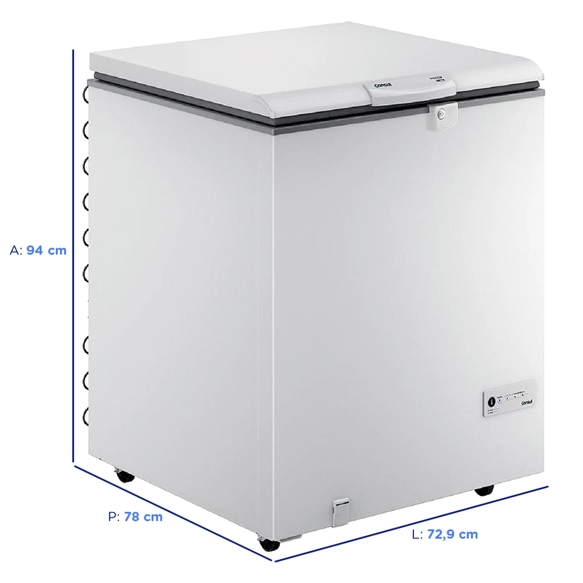Freezer Consul 220L 1 Porta Horizontal Degelo Manual CHA22FB - Branco - 220 Volts