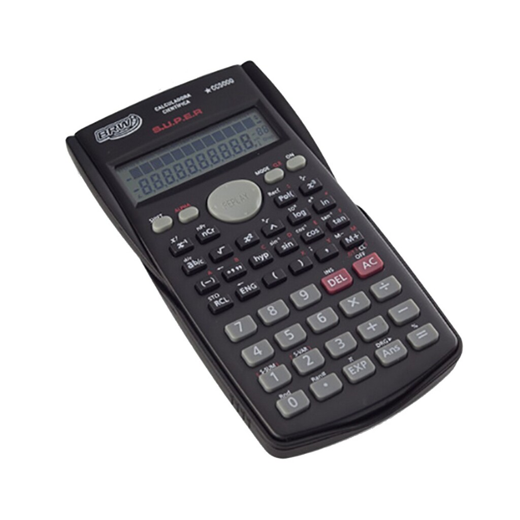 Calculadora Eletrônica Científica 10 + 2 Dígitos BRW - Unitário - CC5000