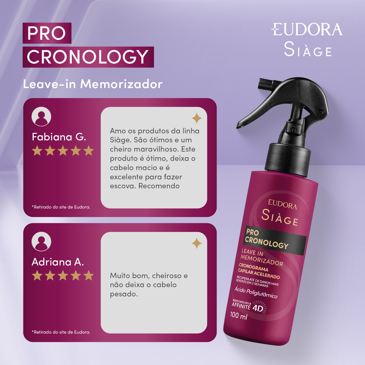 Leave in Memorizador Siàge Pro Cronology 100ml