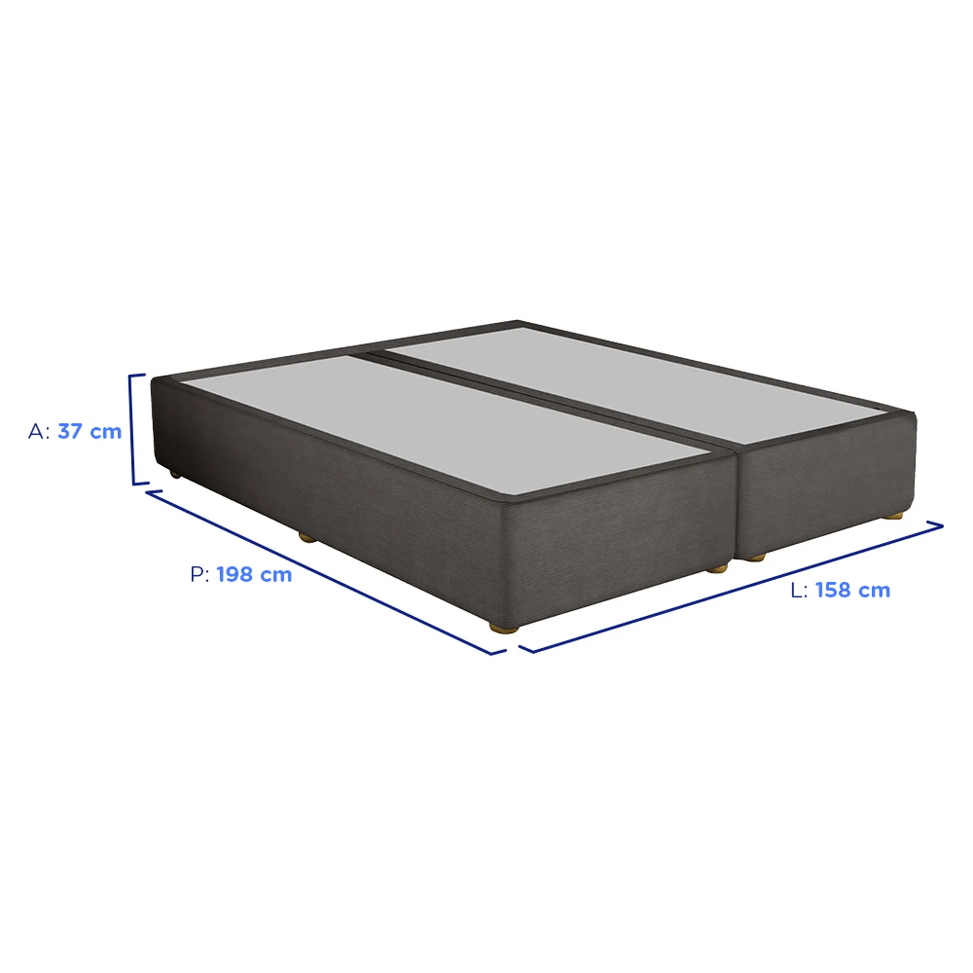 Colchão Cama Box Gazin Molas BlueWave Queen Size Lancelotti 158x198