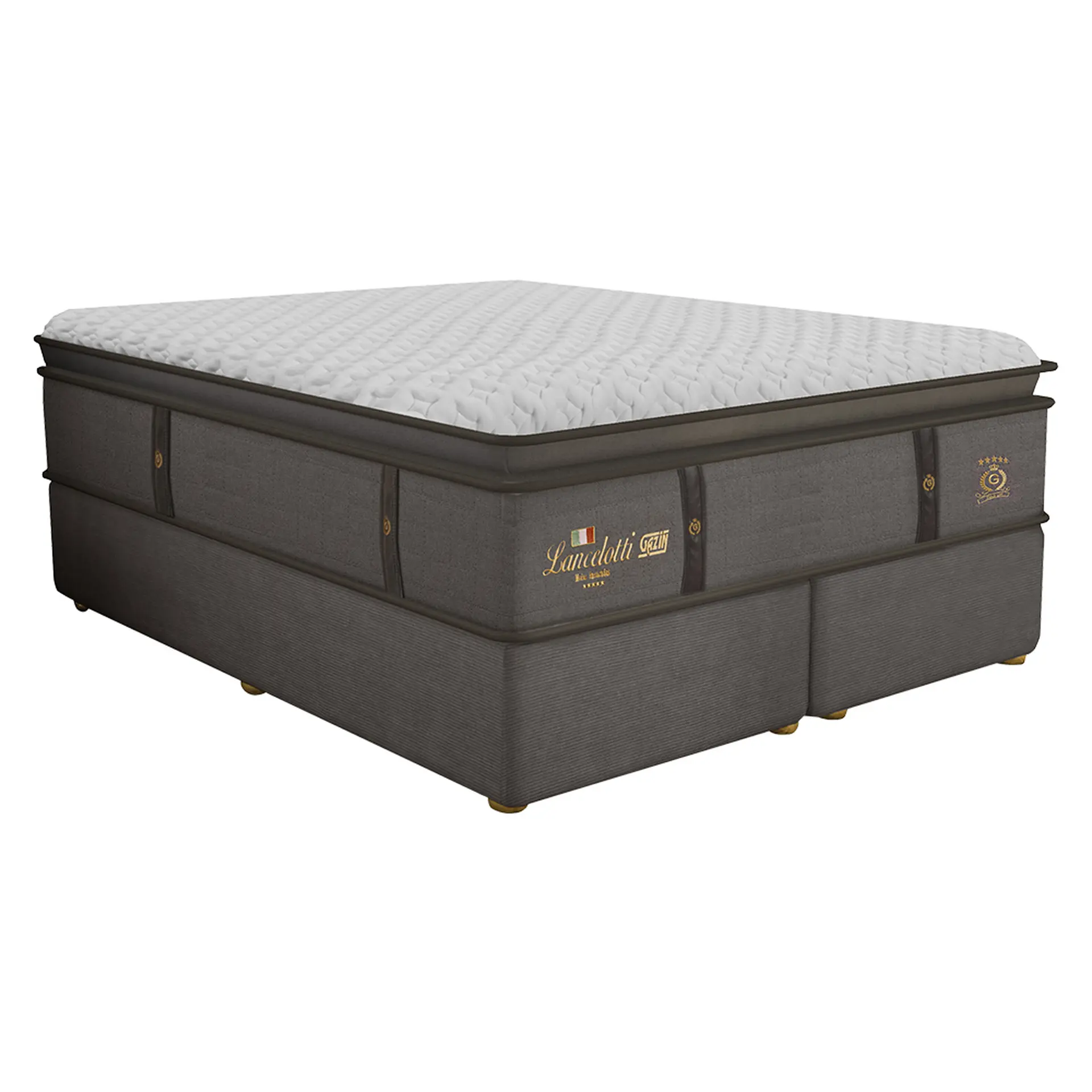 Colchão Cama Box Gazin Molas BlueWave Queen Size Lancelotti 158x198