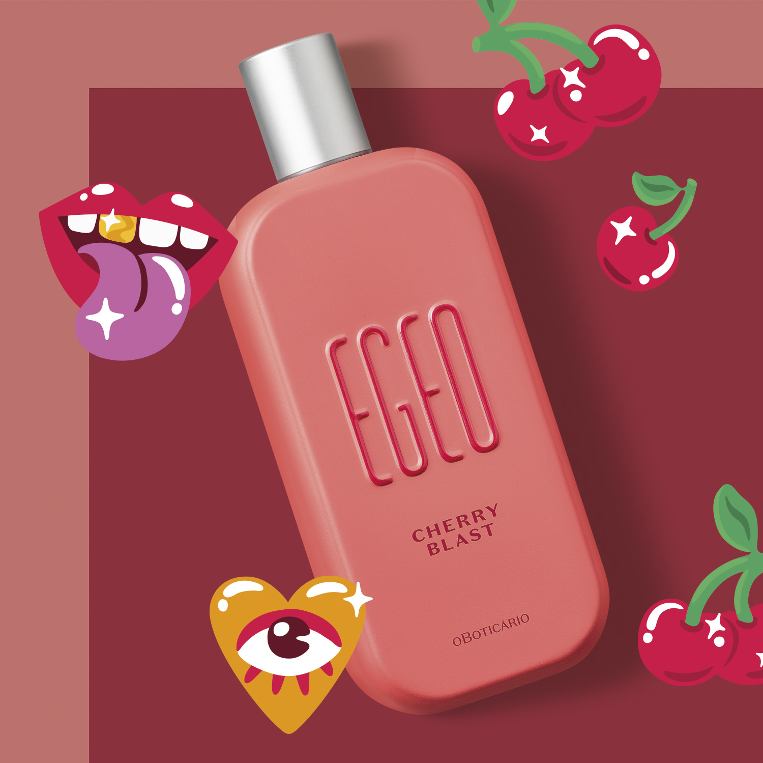 Egeo Cherry Blast Desodorante Colônia 90ml